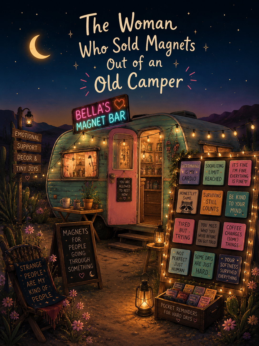 The Woman Who Sold Magnets Out of an Old Camper