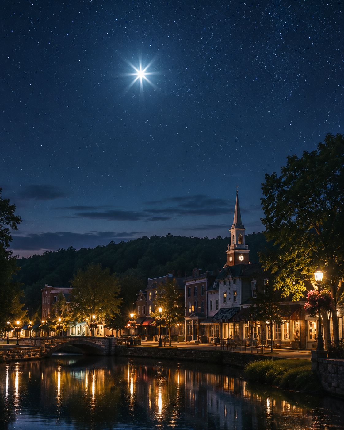 The Star That Appeared Above Glitter Falls