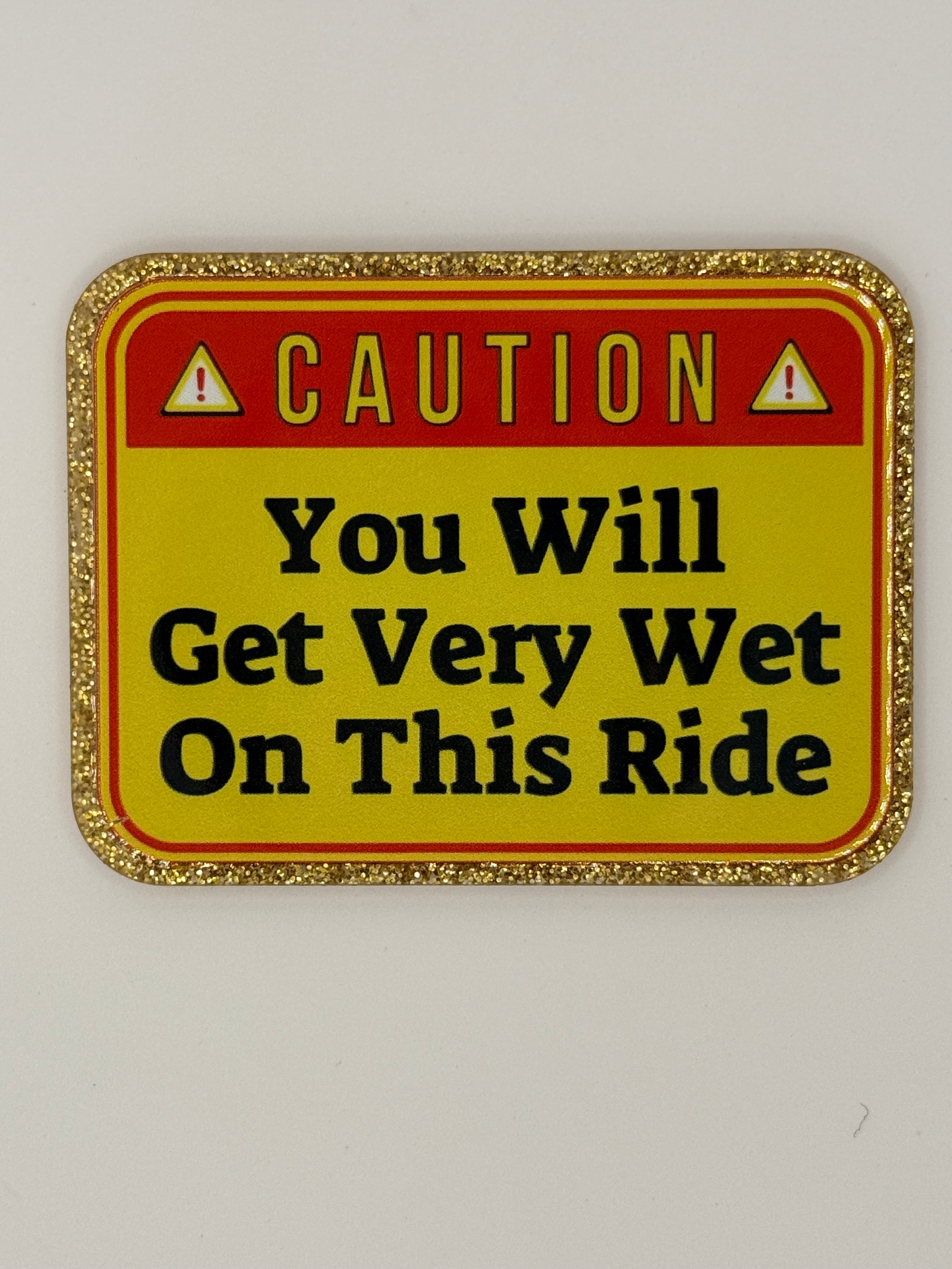 You Will Get Wet On This Ride Large Magnet
