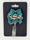 Blue Bow “Mama” Badge Reel