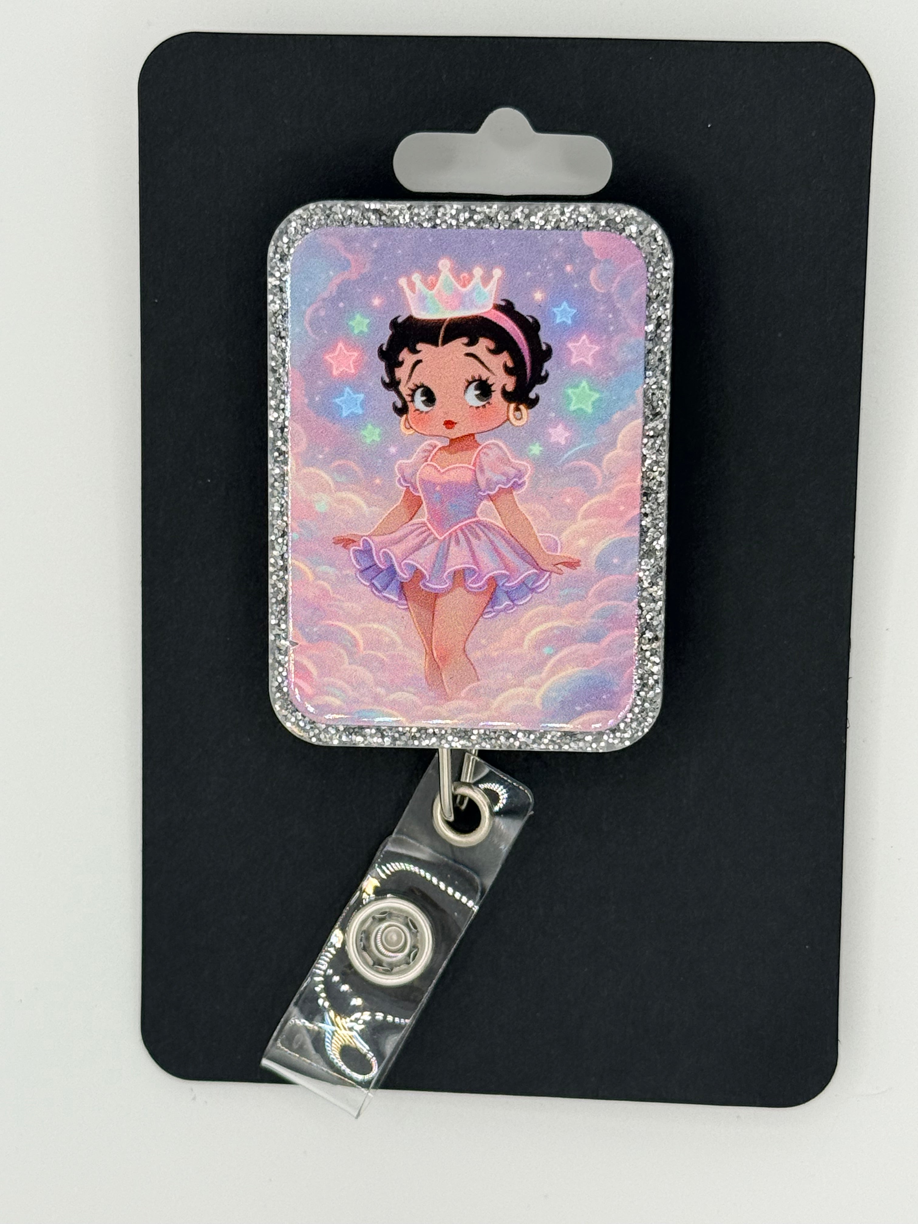 Retro Diva Princess Badge Reel
