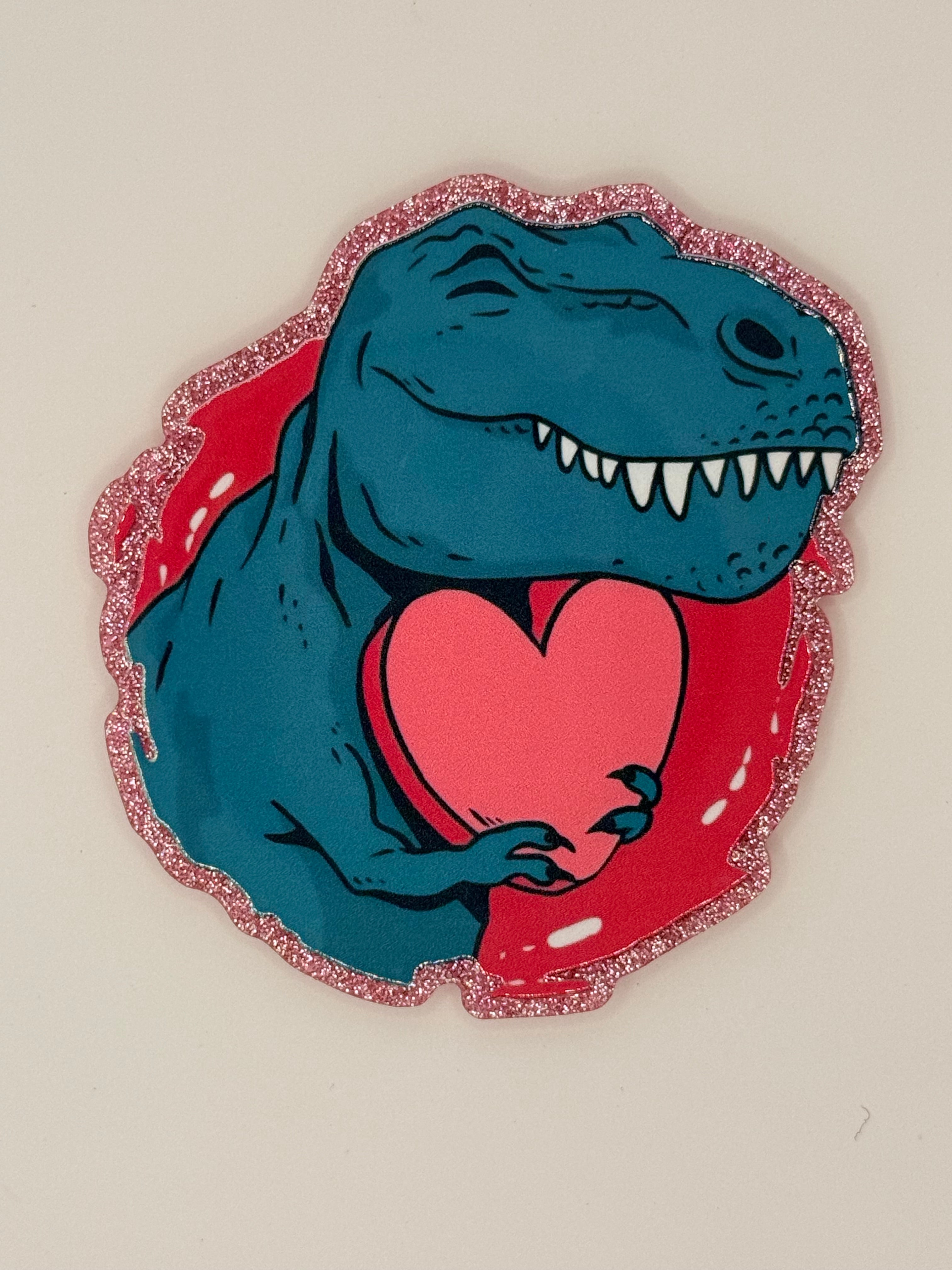 T-Rex Heart Large Magnet