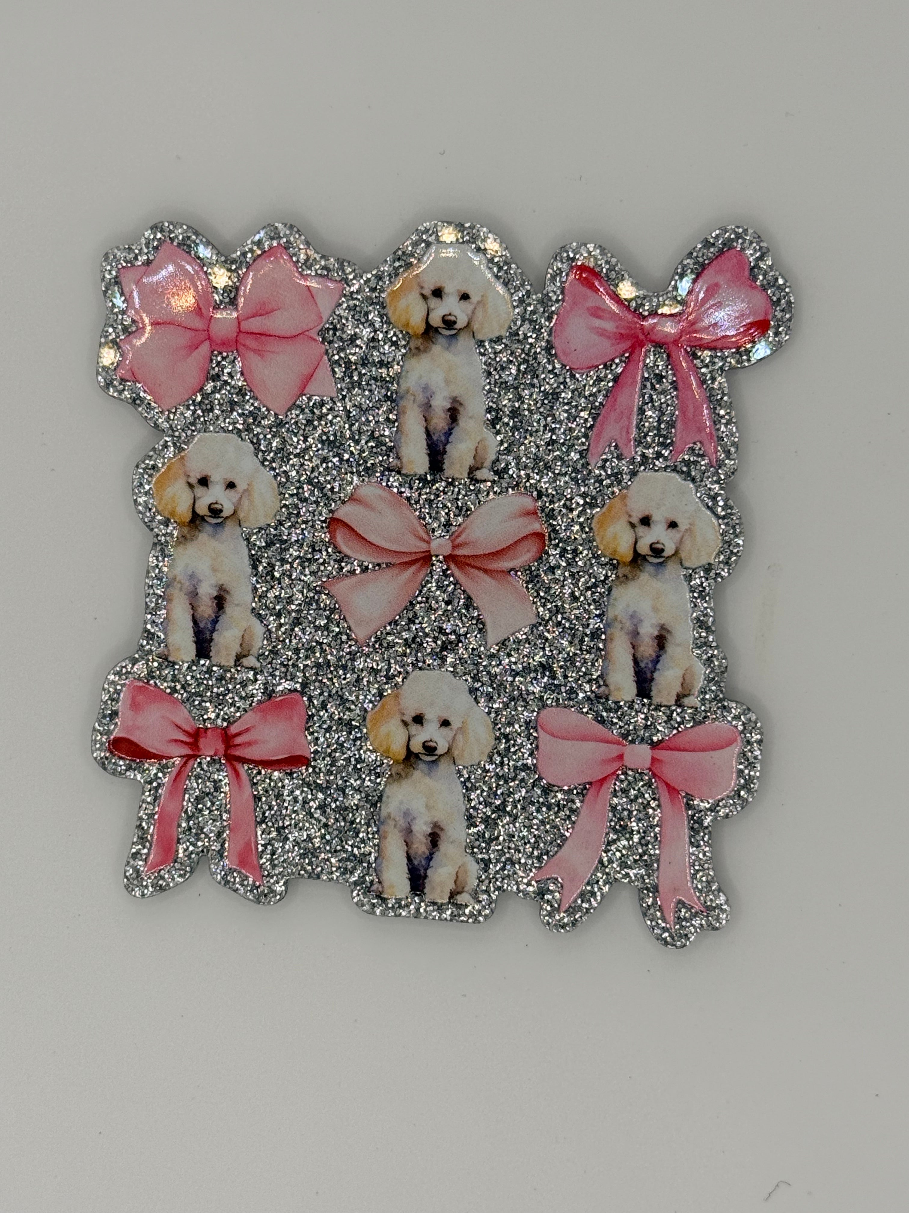 Poodles and Bows, Large Magnet