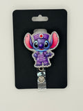 Blue Alien Nurse Badge Reel
