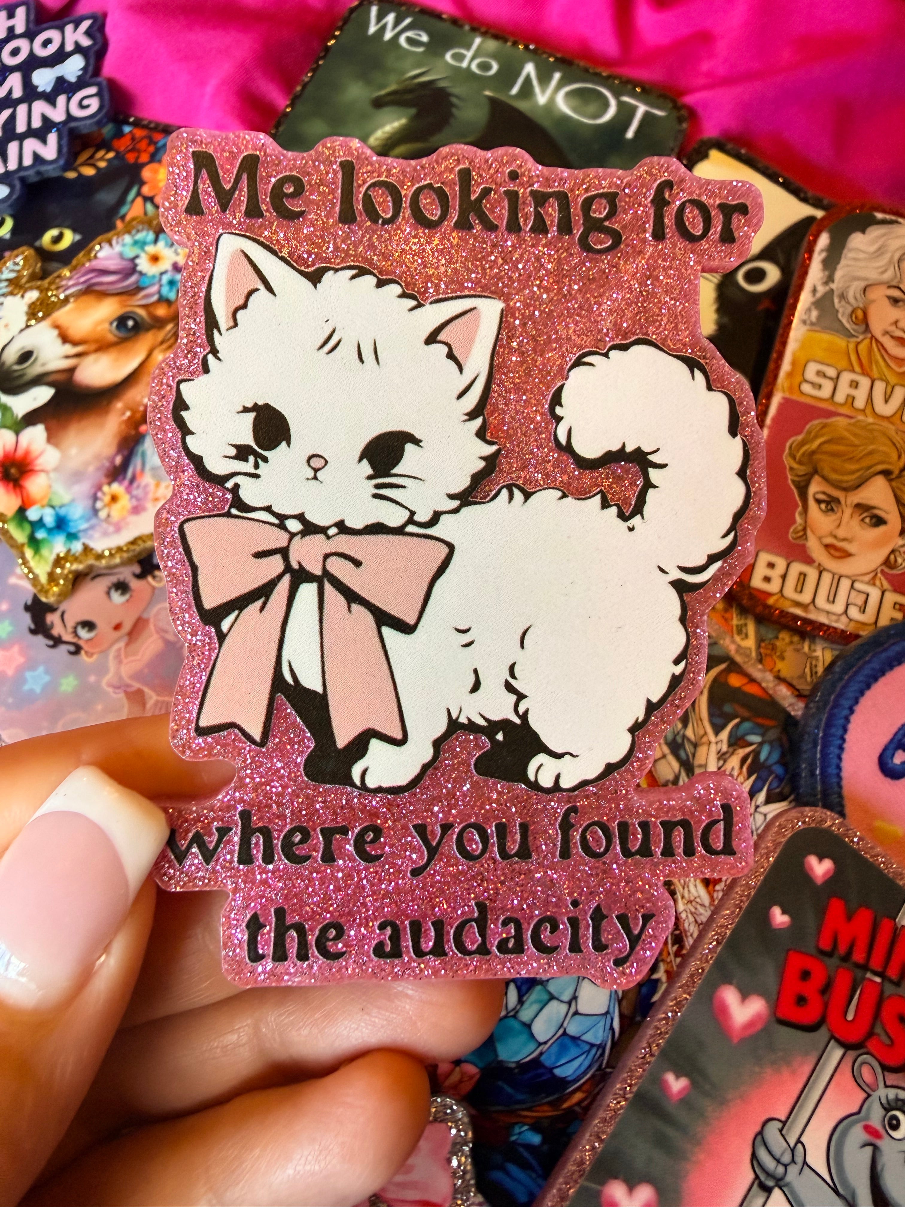 Kitty, Where’d You Find the Audacity, Large Magnet