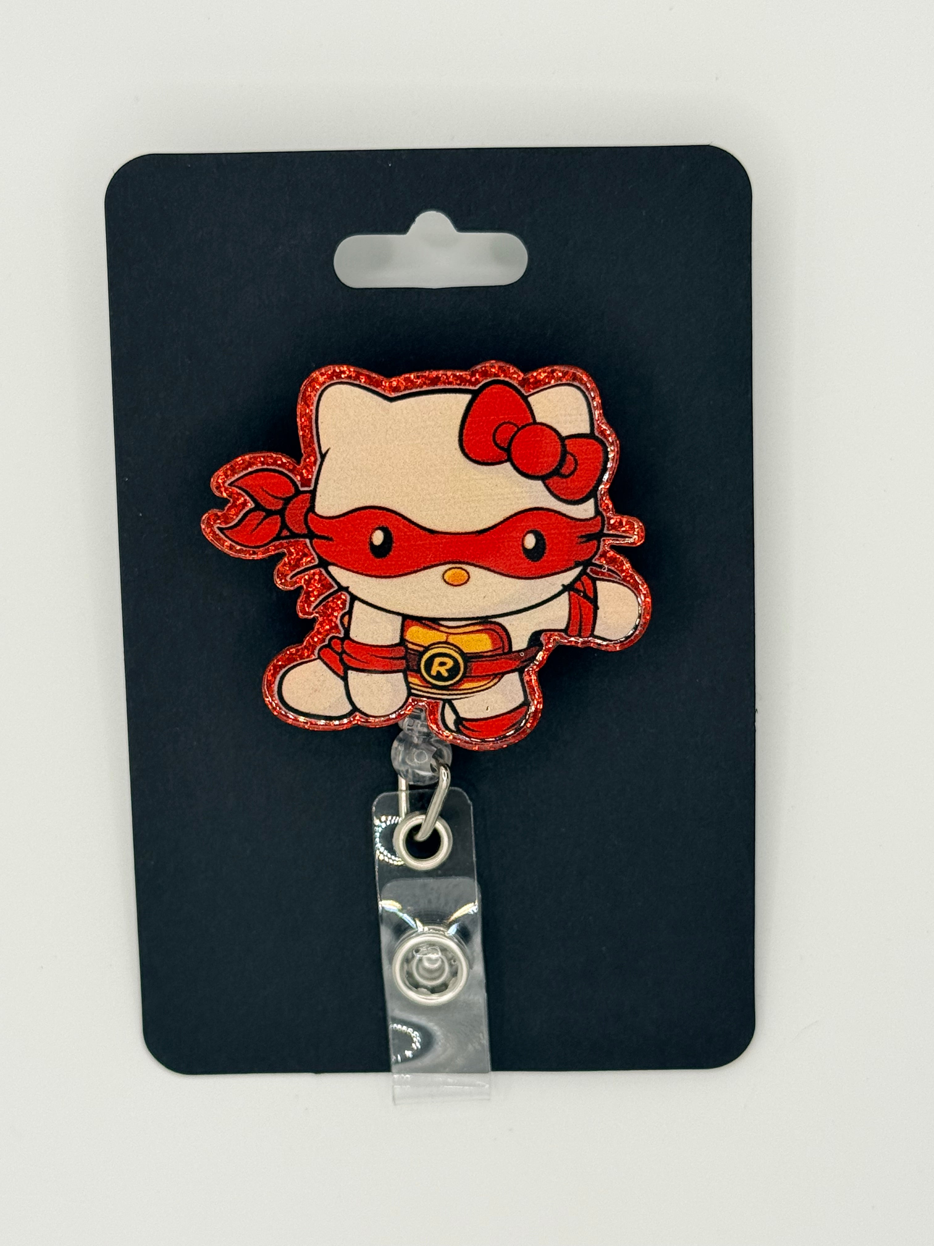 Kawaii Kitty Dressed as Robin Badge Reel
