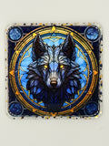 Stained Glass Wolf