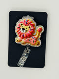 Animal Cracker Lion Badge Reel
