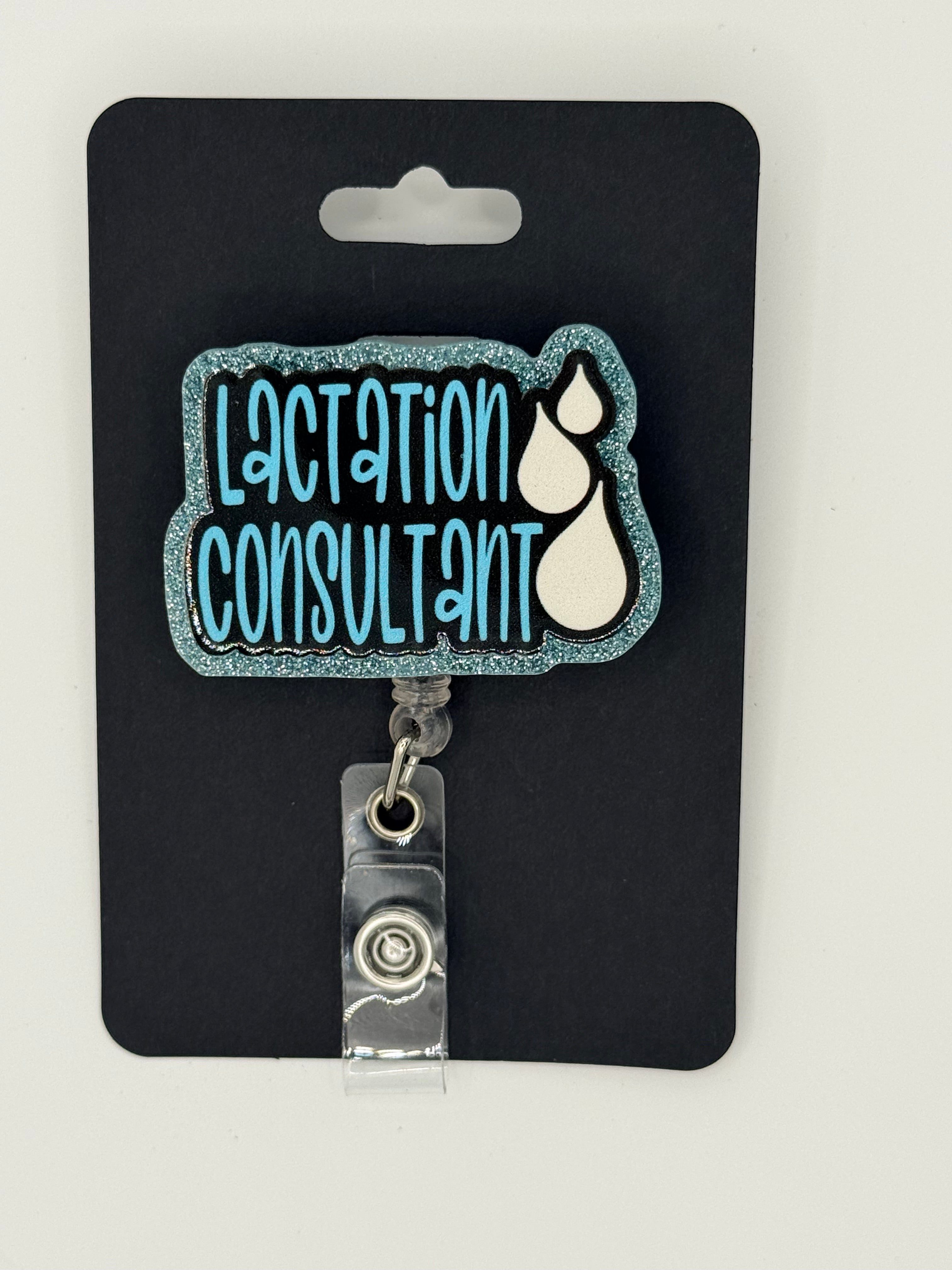 Lactation Consultant Badge Reel
