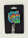Music Rainbow Badge Reel