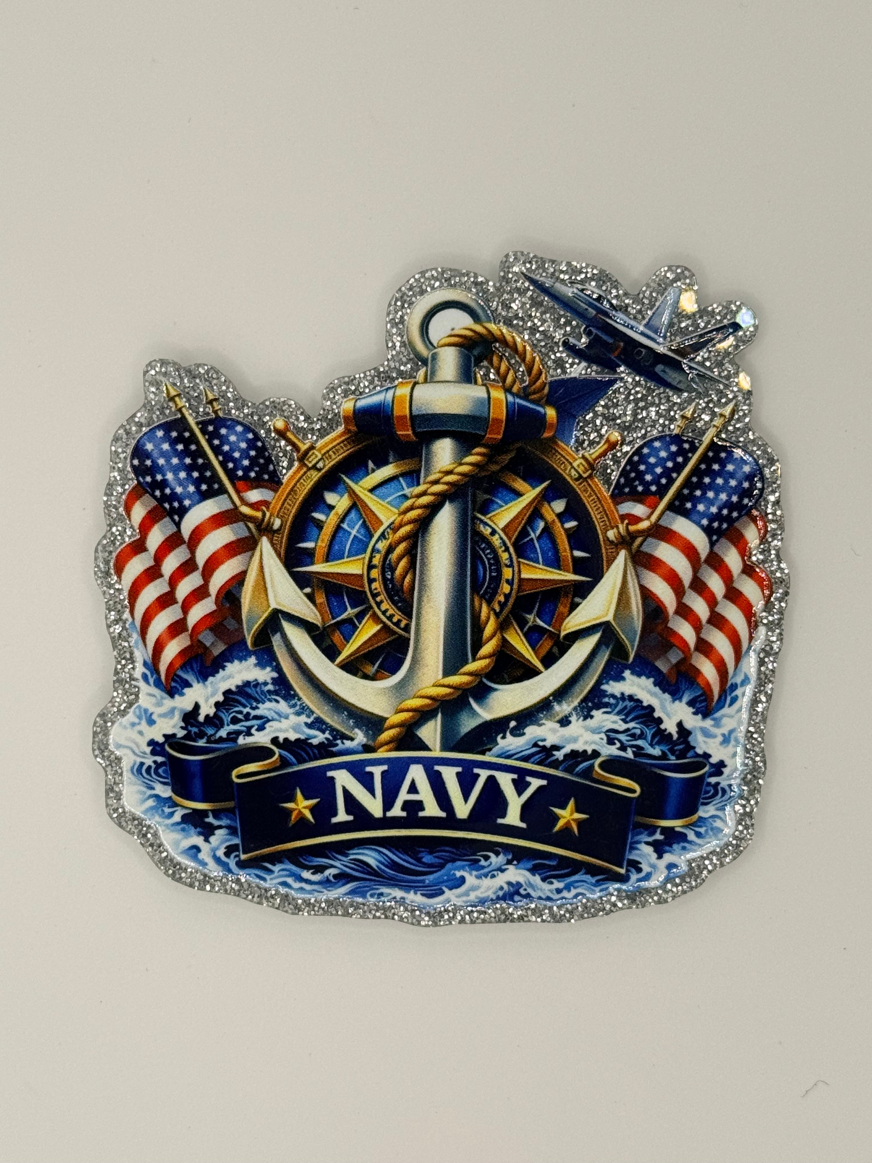 Navy, Large Magnet