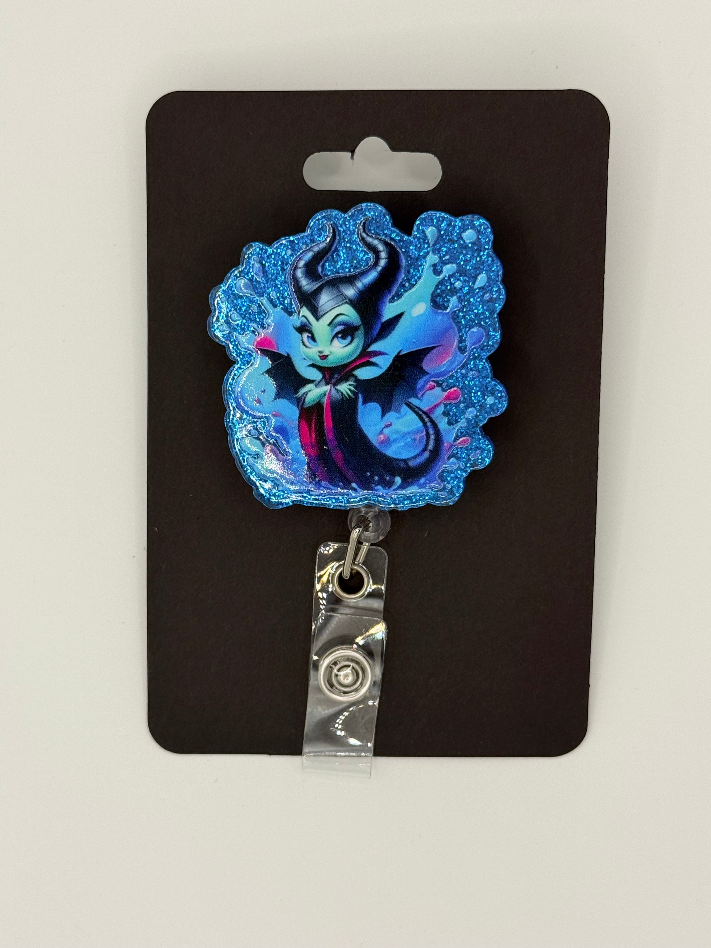 Cute Villain with Horns Badge Reel