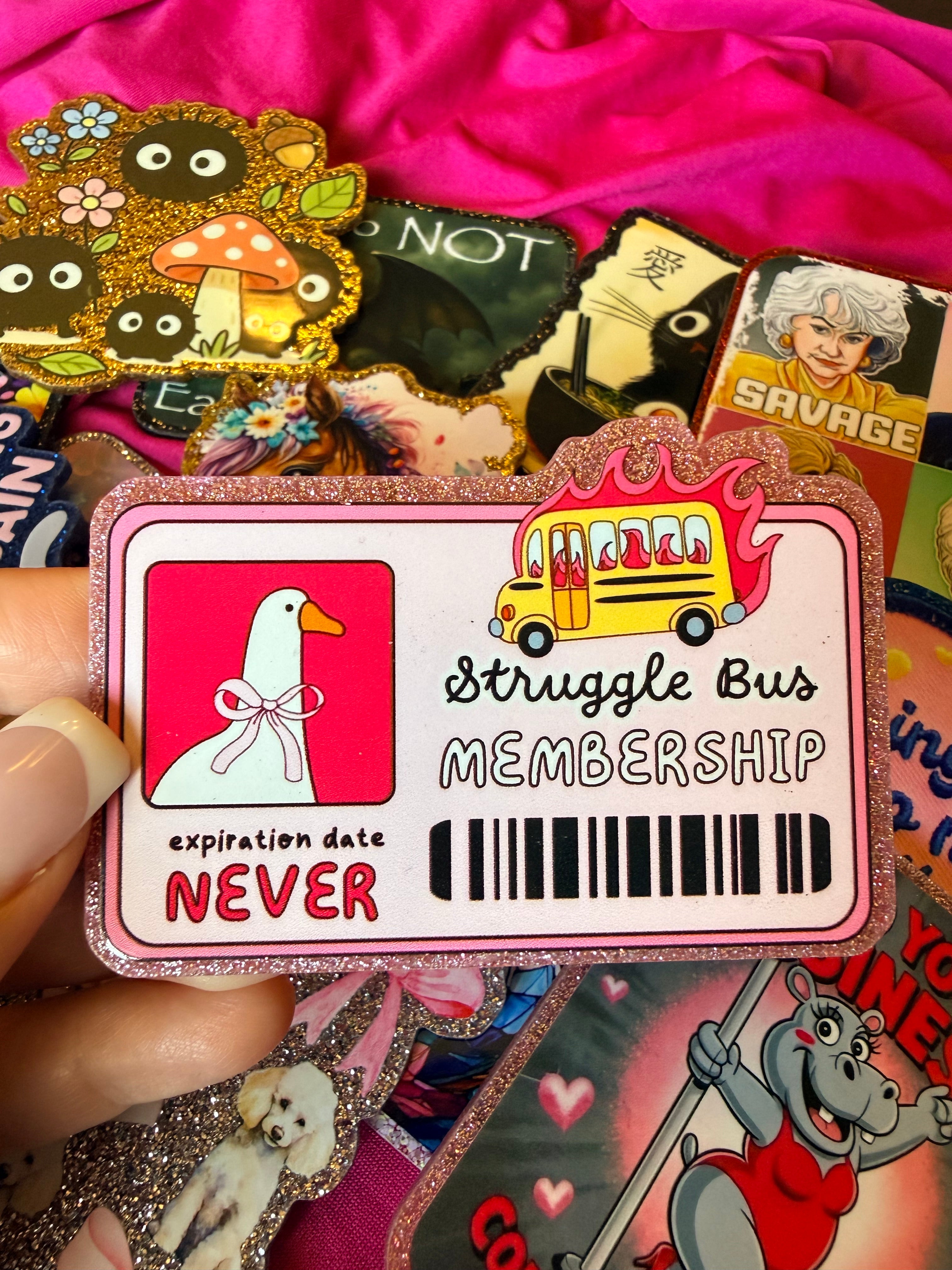 Struggle Bus License, Large Magnet
