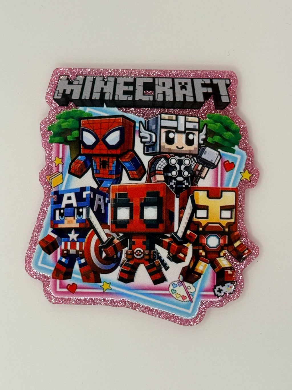 Video Game Superhero Characters Large Magnet