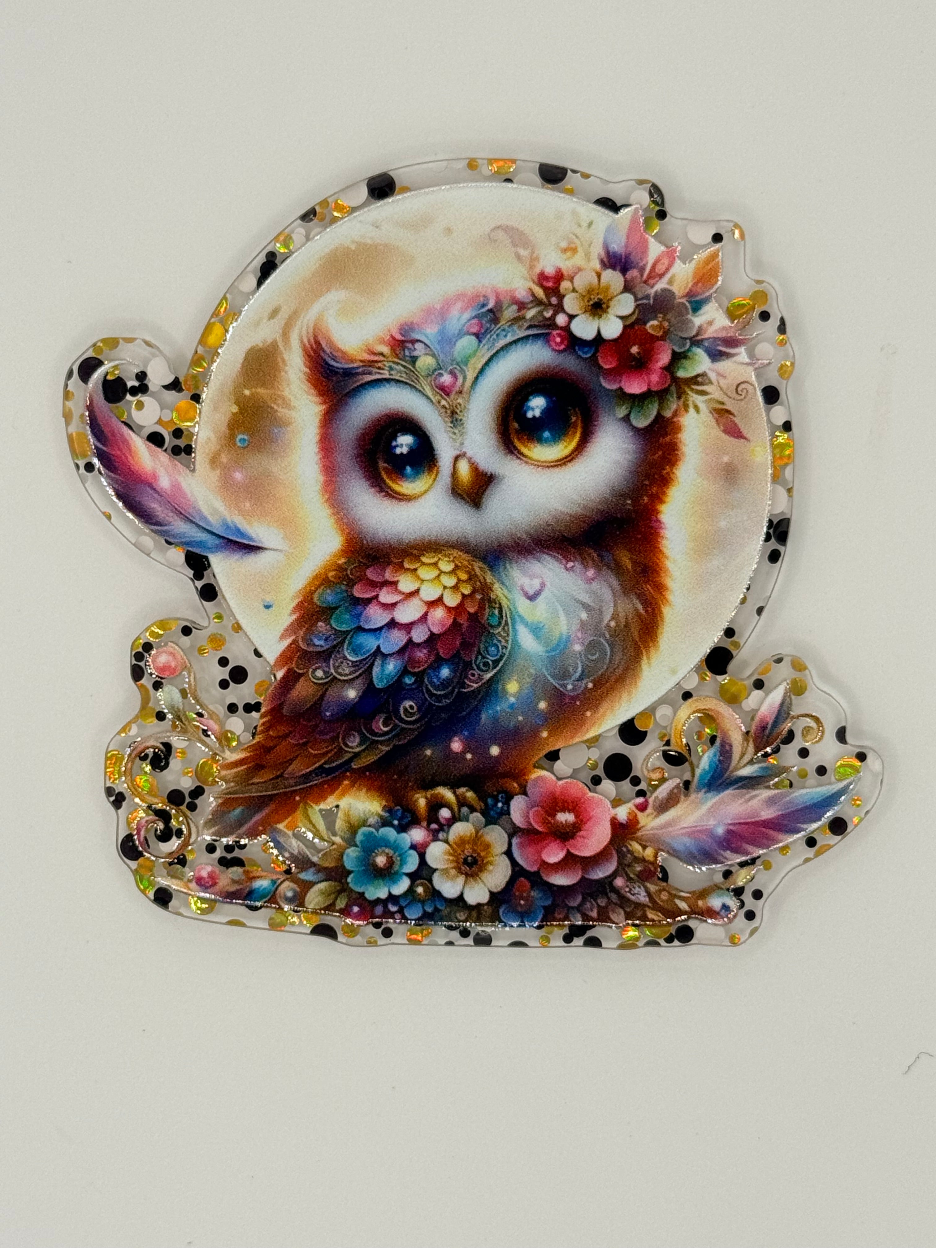 Impossibly Cute Owl Large Magnet