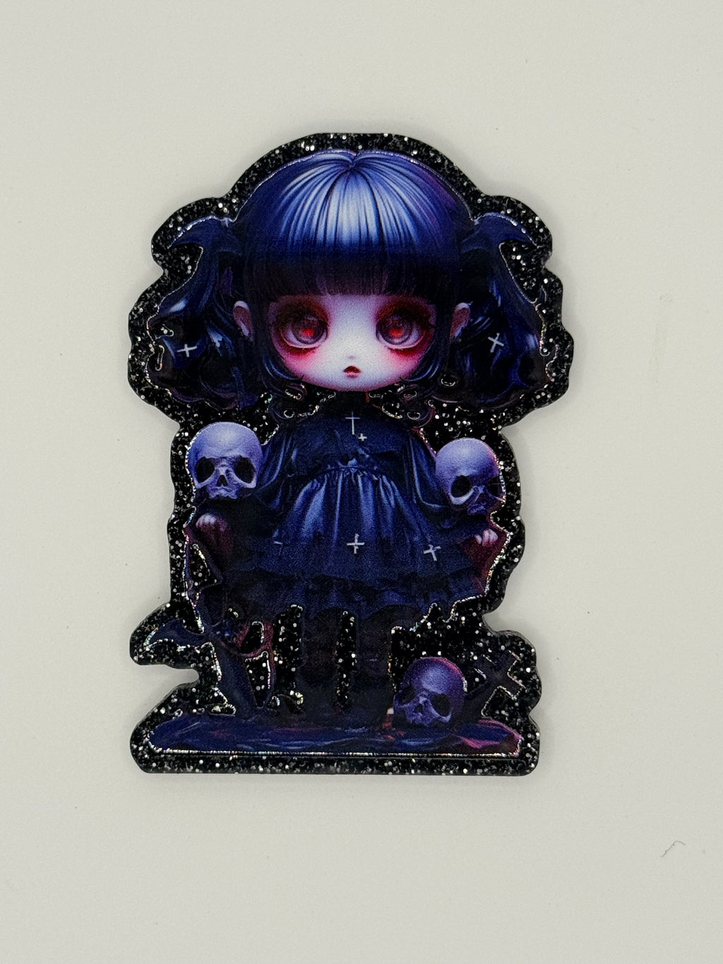 Gothic Girl Large Magnet