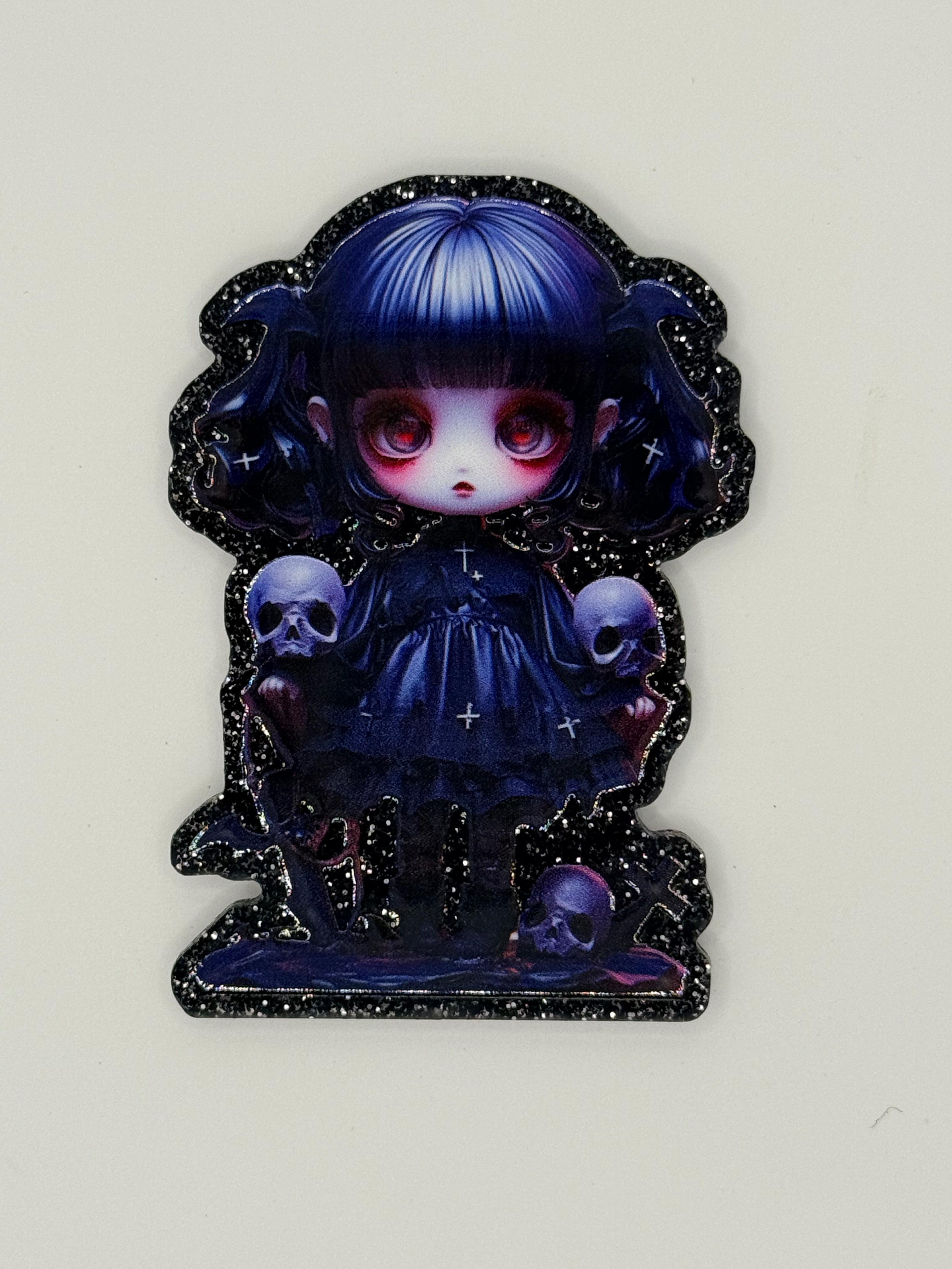 Gothic Girl Large Magnet