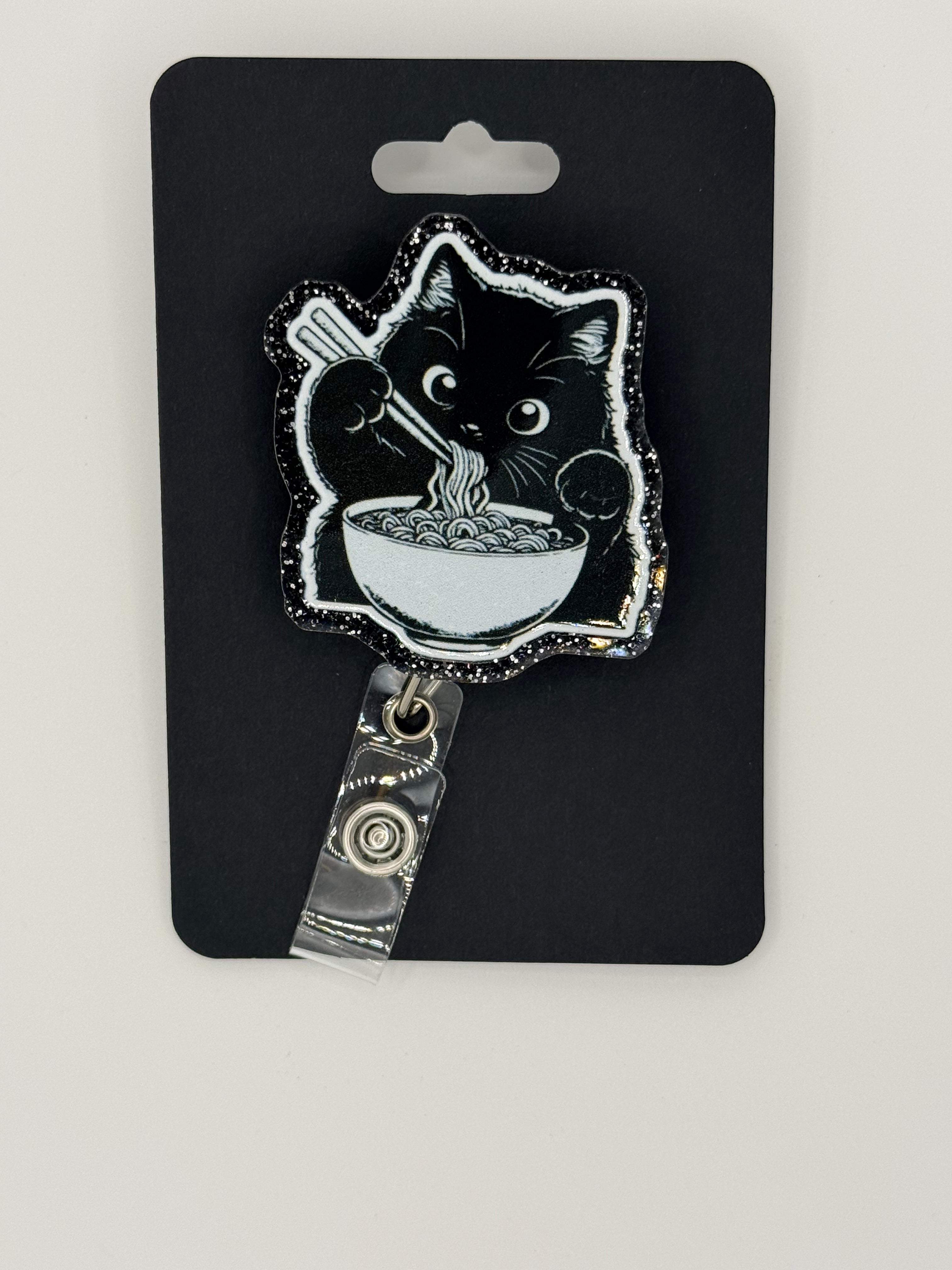 Noddle Kitty Badge Reel