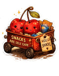 Emotional Support Cherries Sticker