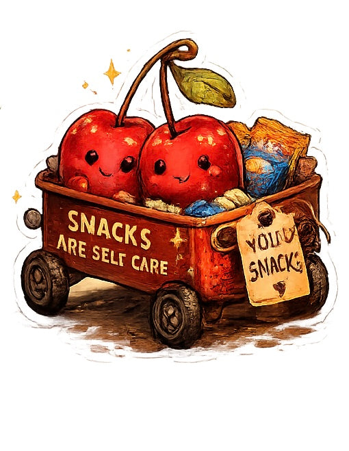 Emotional Support Cherries Sticker