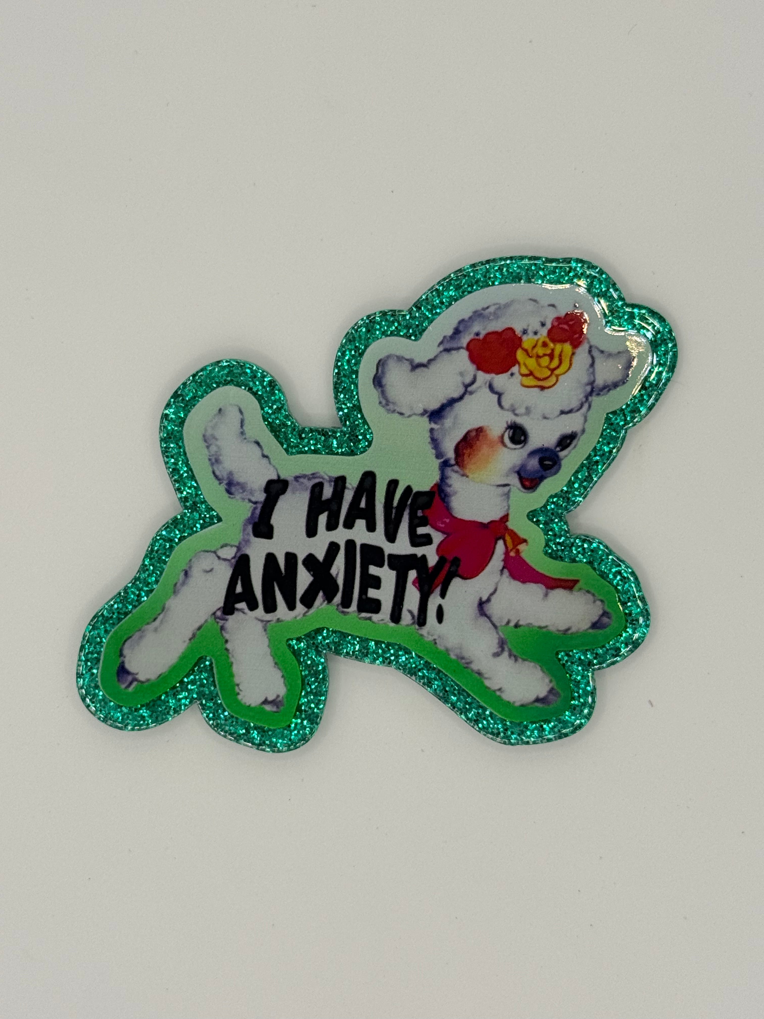 I Have Anxiety Lamb Large Magnet
