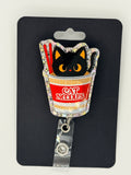 Cat Noodles Badge Reel
