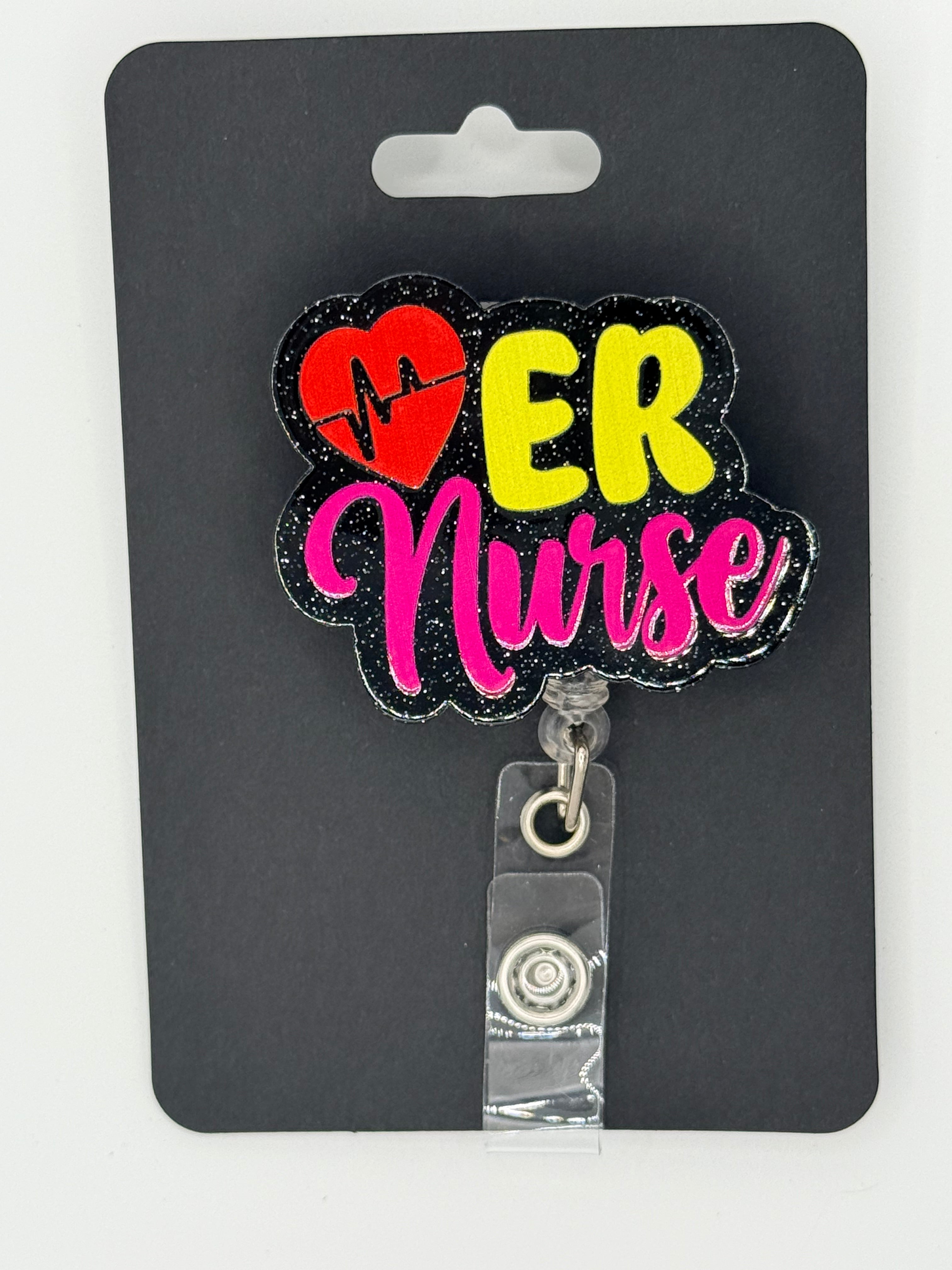 ER Nurse Badge Reel