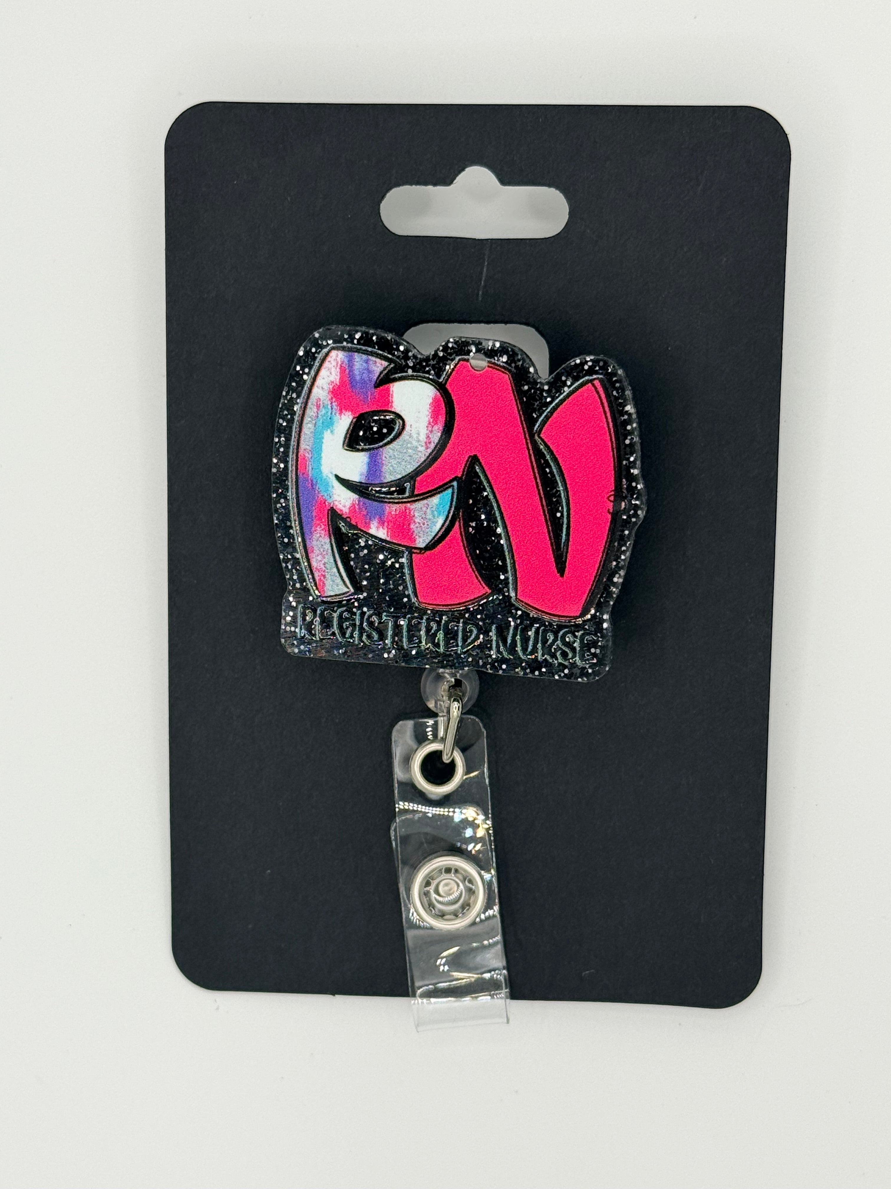 RN Registered Nurse Badge Reel