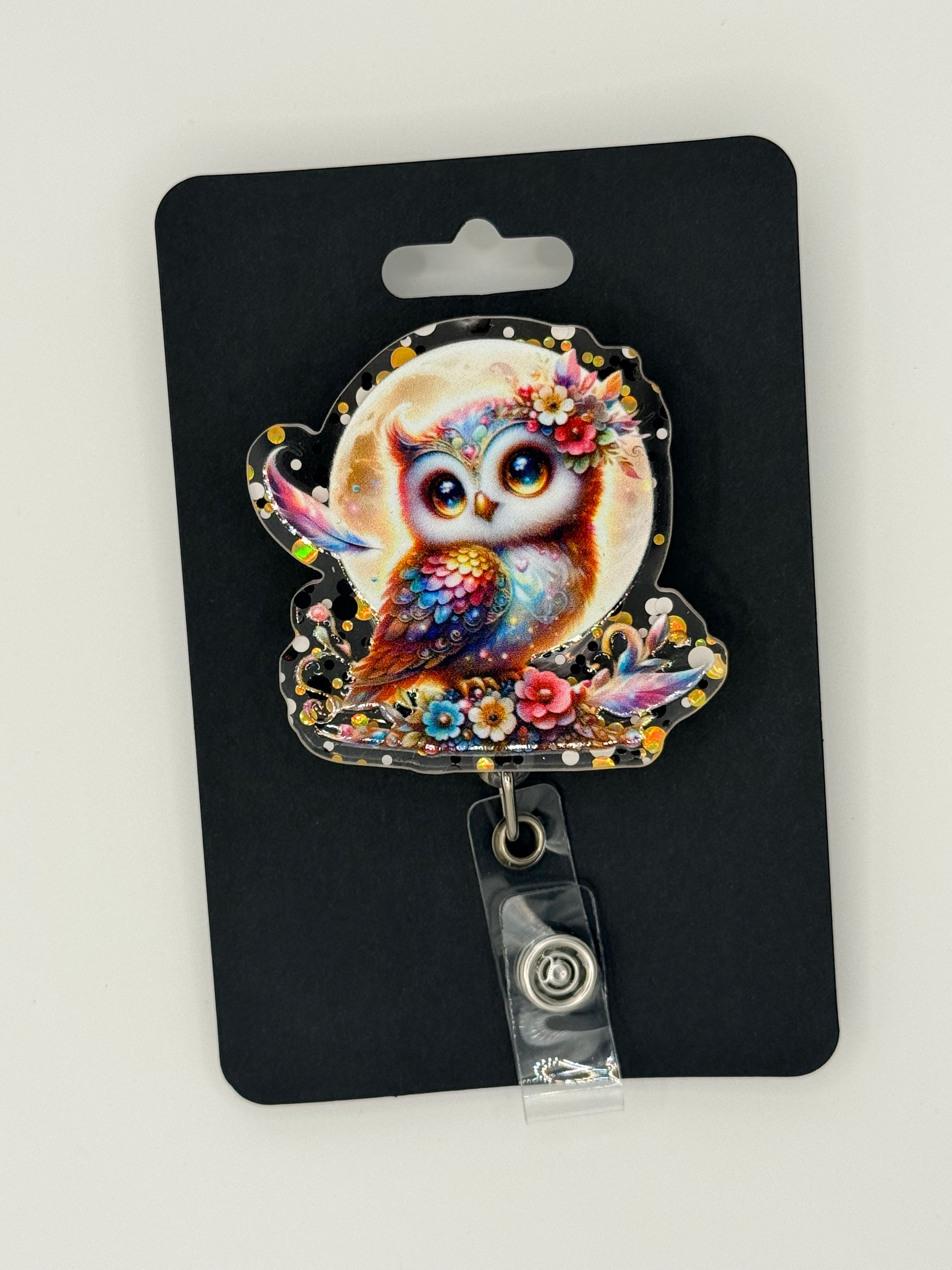 Lovely Owl Badge Reel
