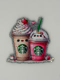 Cutesy Drinks Large Magnet