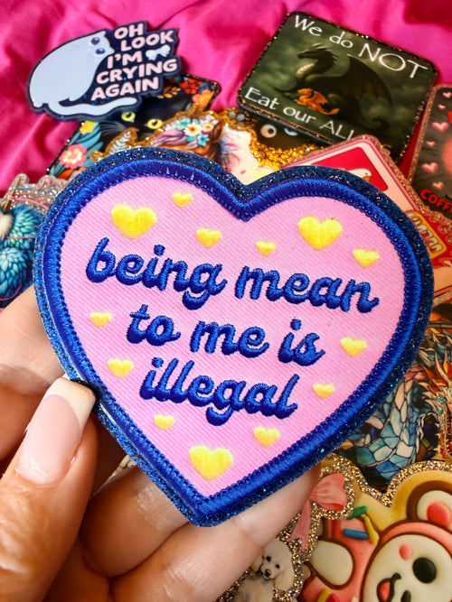 Being Mean to Me is Illegal, Large Magnet
