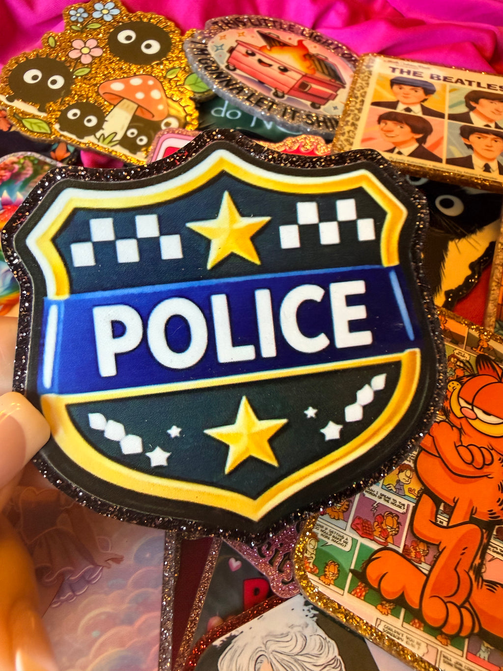 Police Shield Large Magnet