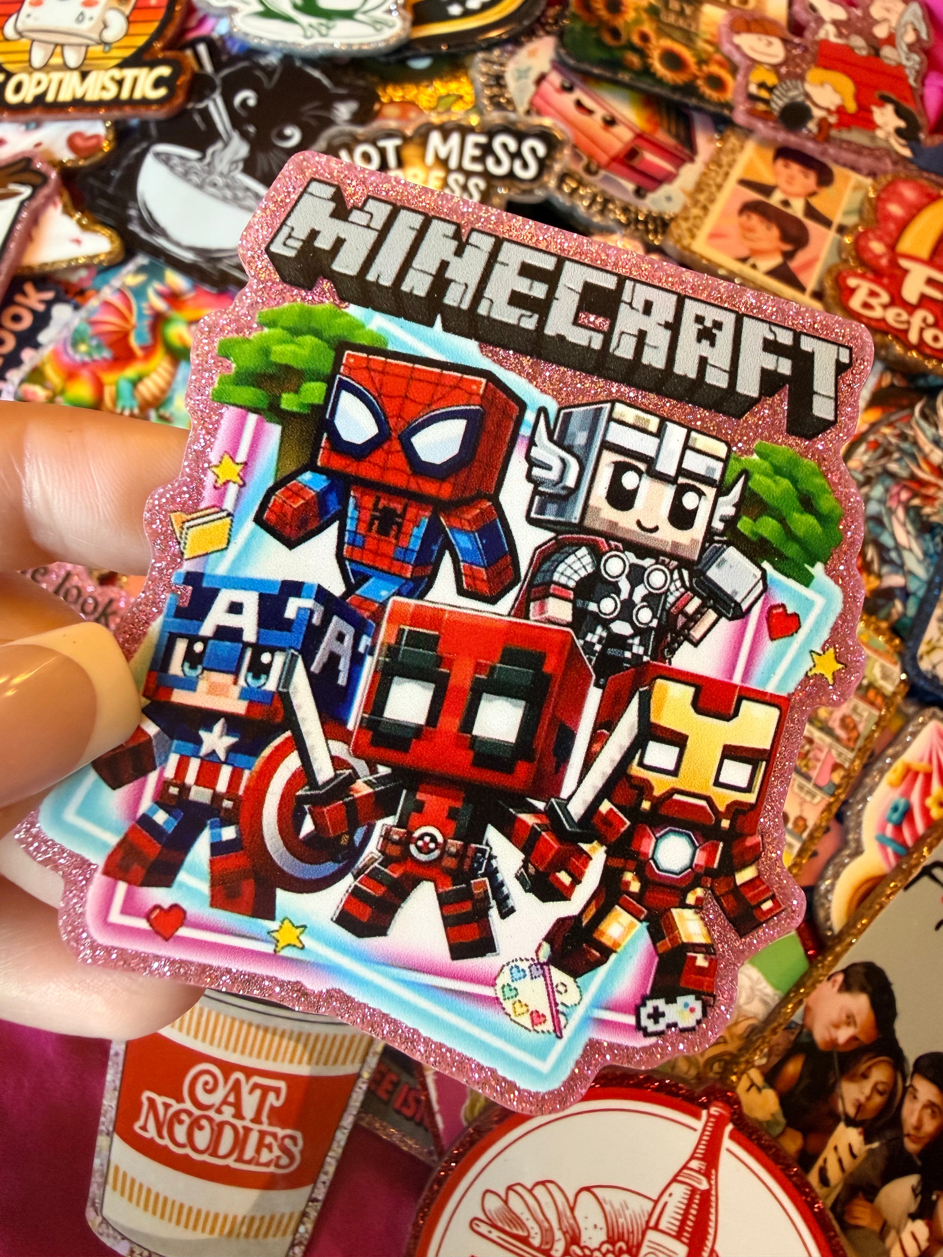Video Game Superhero Characters Large Magnet