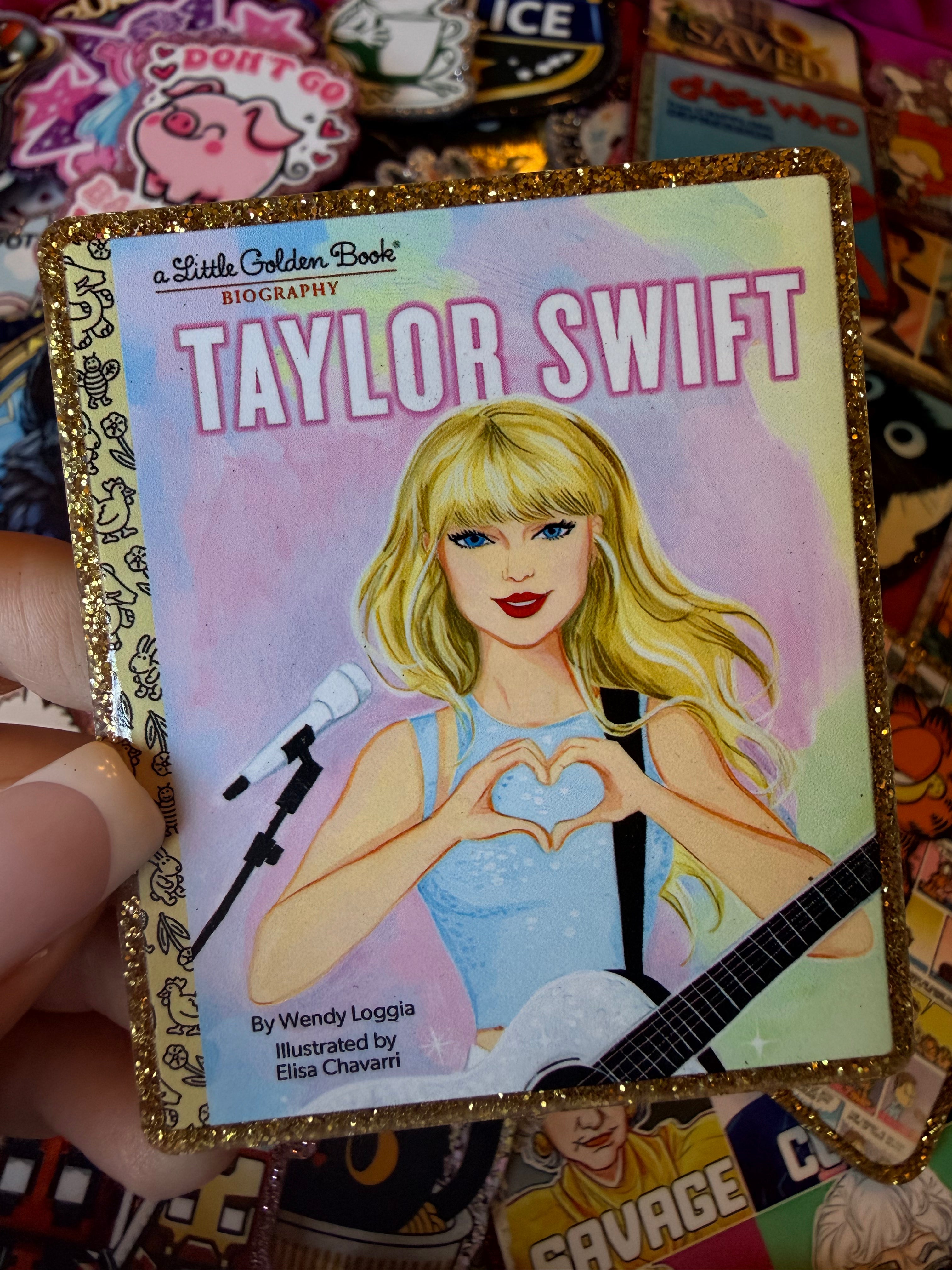 T Swift Golden Book Large Magnet