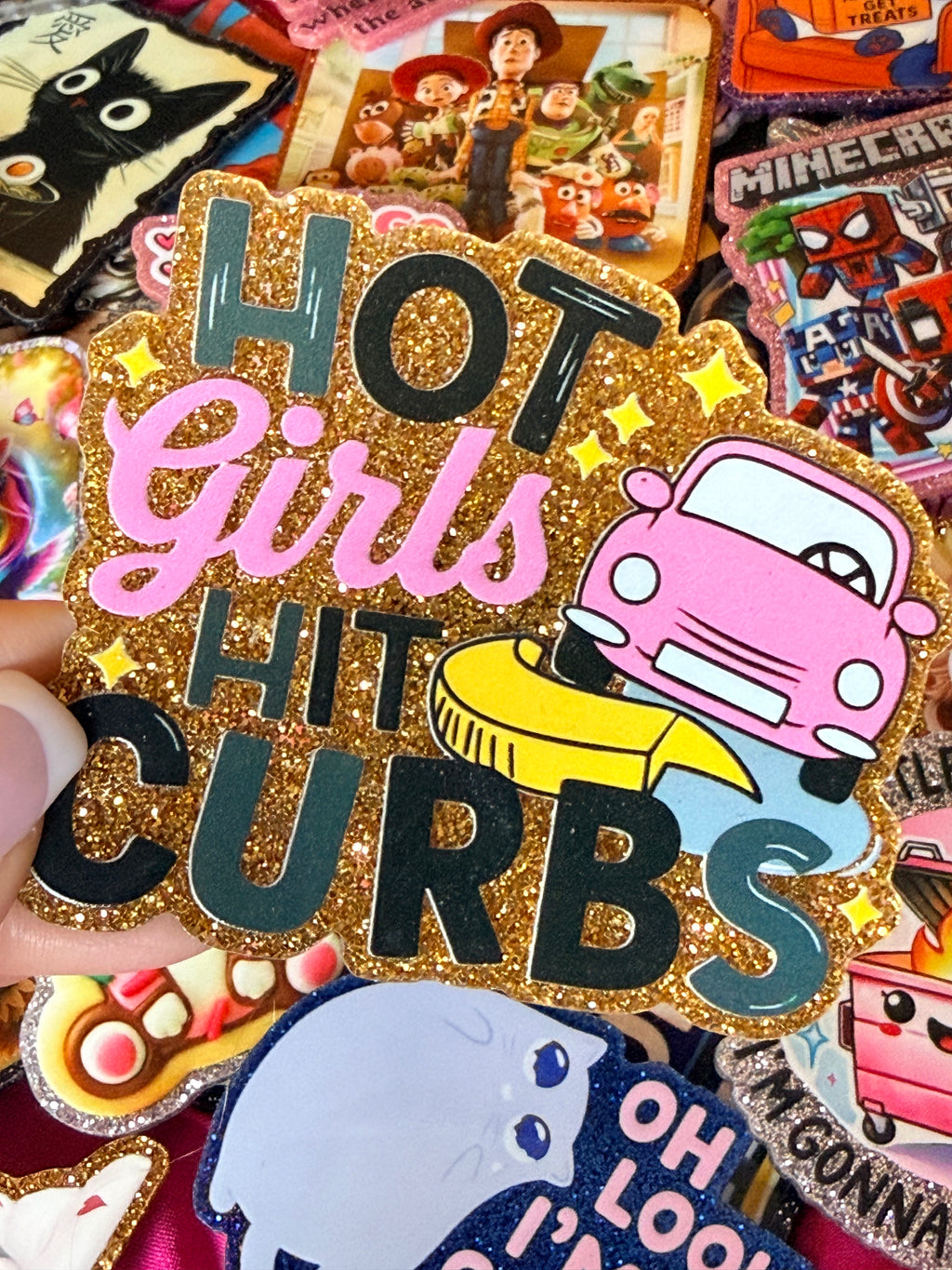Hot Girls Hit Curbs Large Magnet