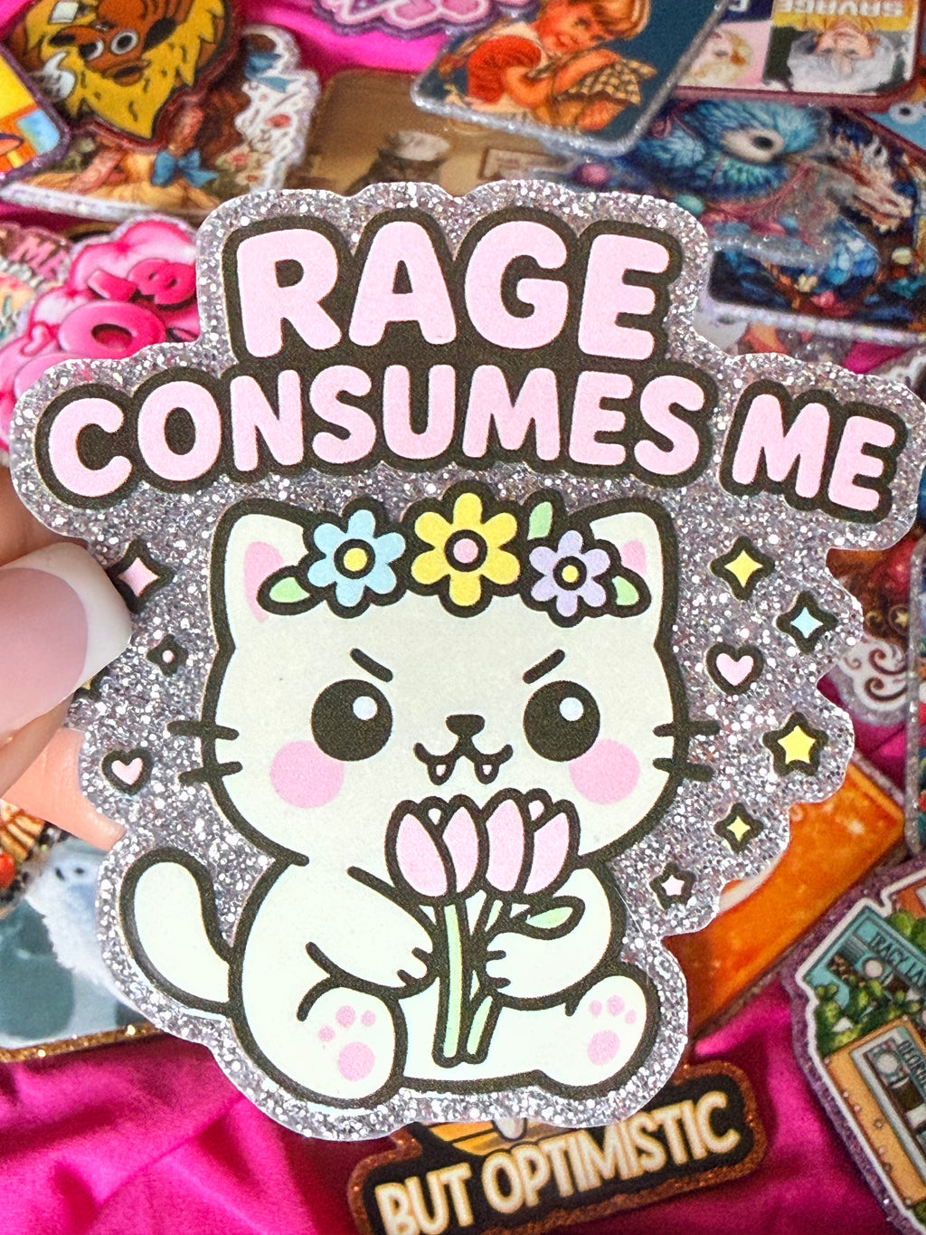 Rage Consumes Me, Large Magnet