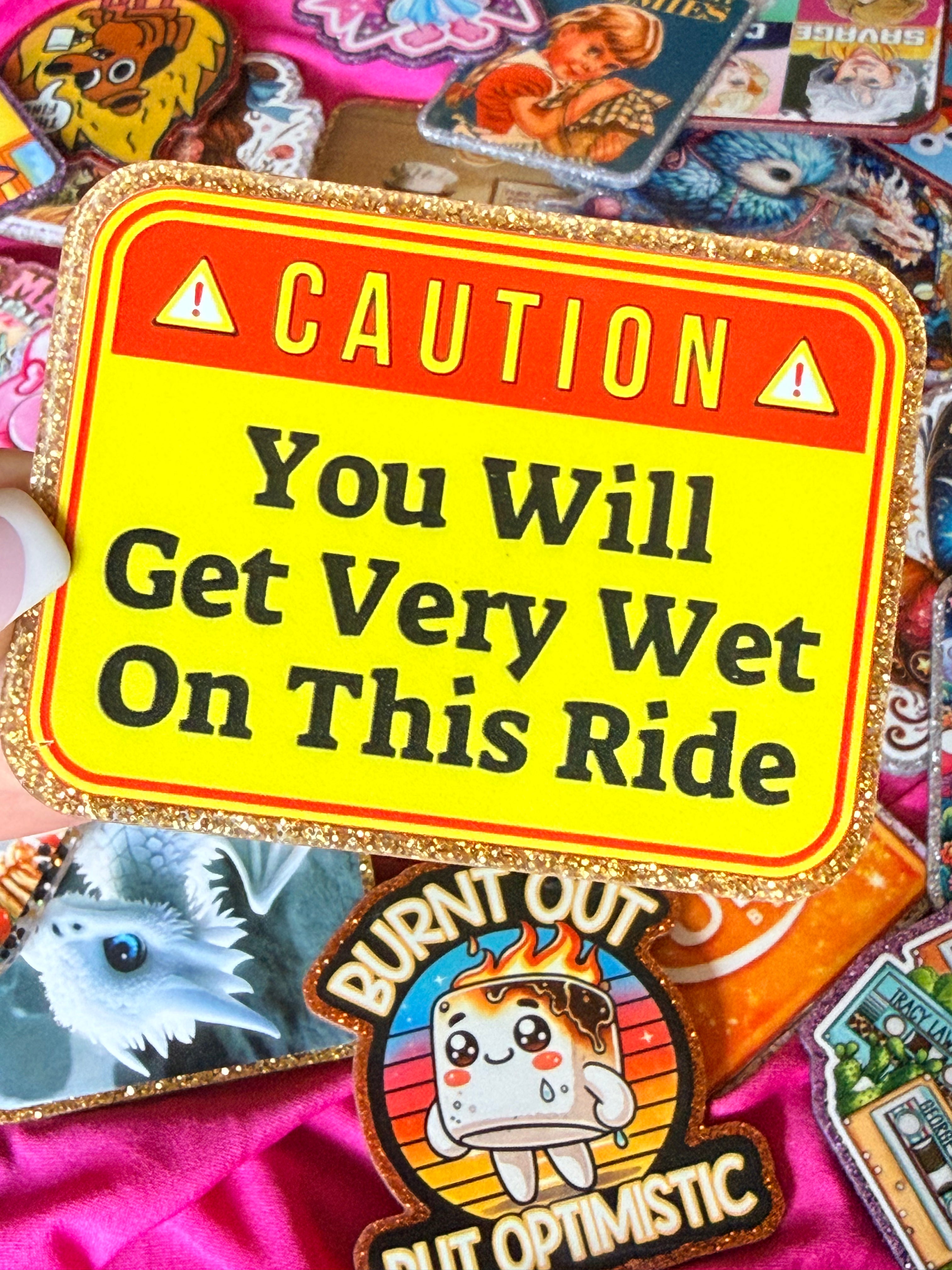 You Will Get Wet On This Ride Large Magnet