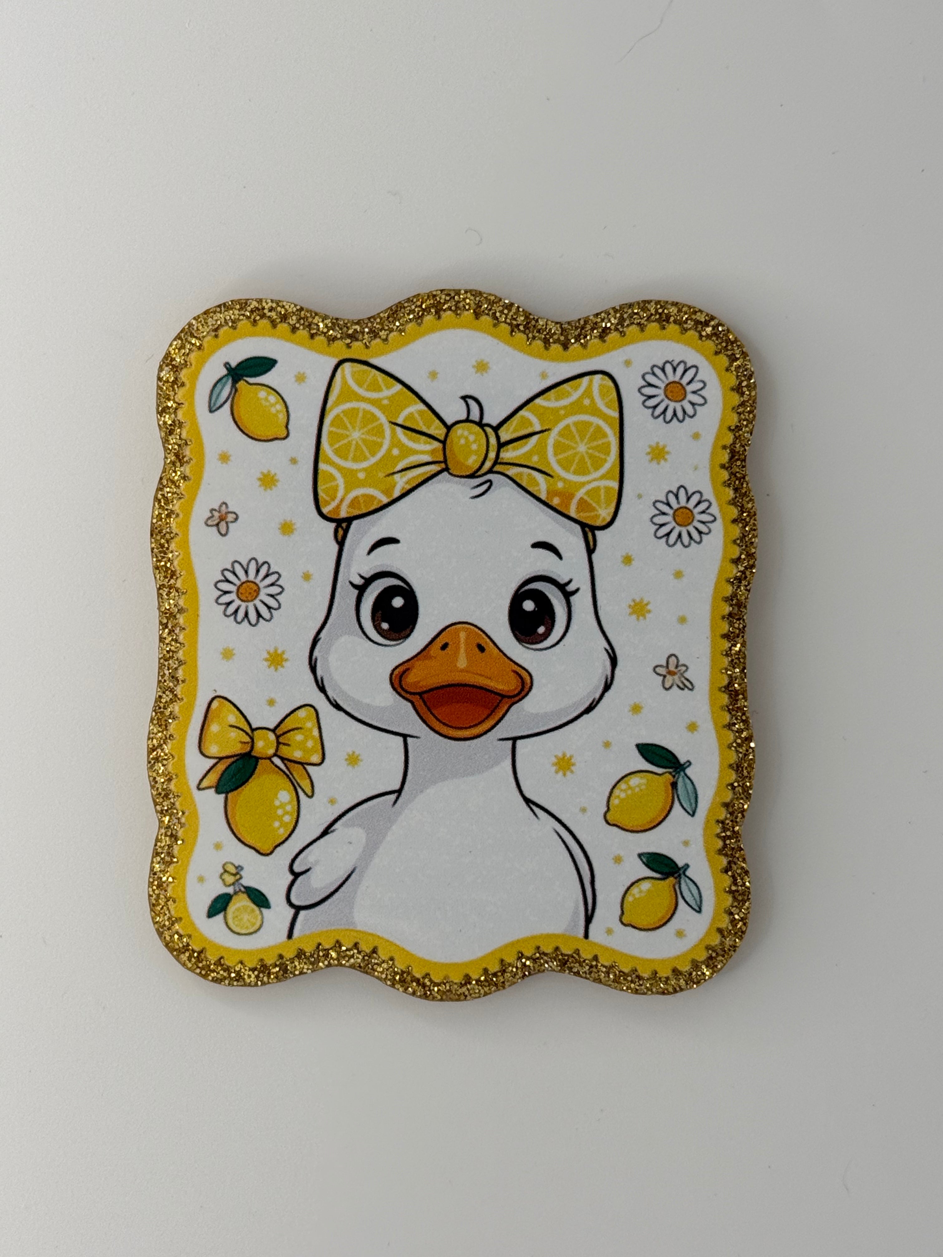 Lemon Goose Large Magnet