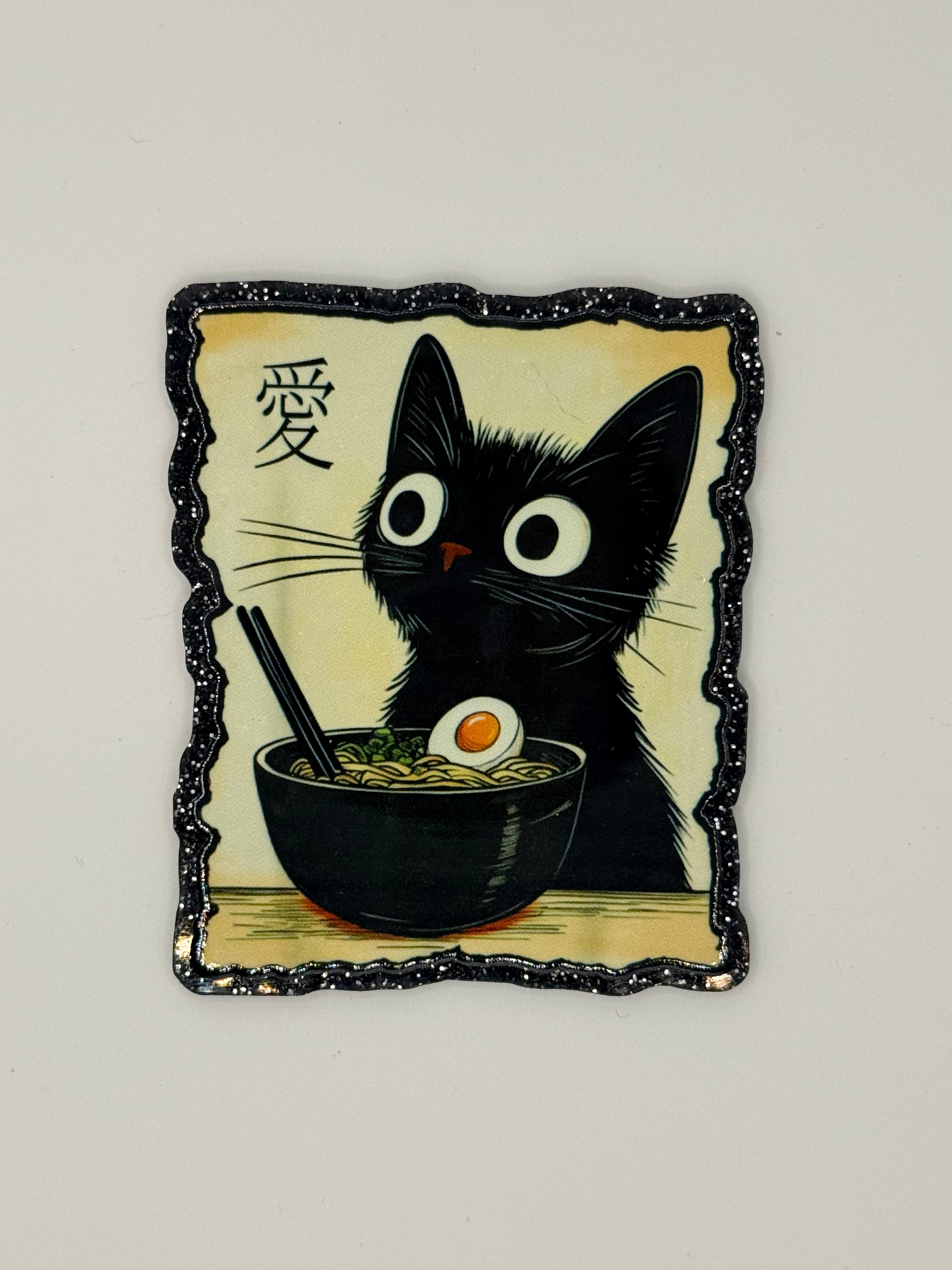 Noodle Kitty Large Magnet