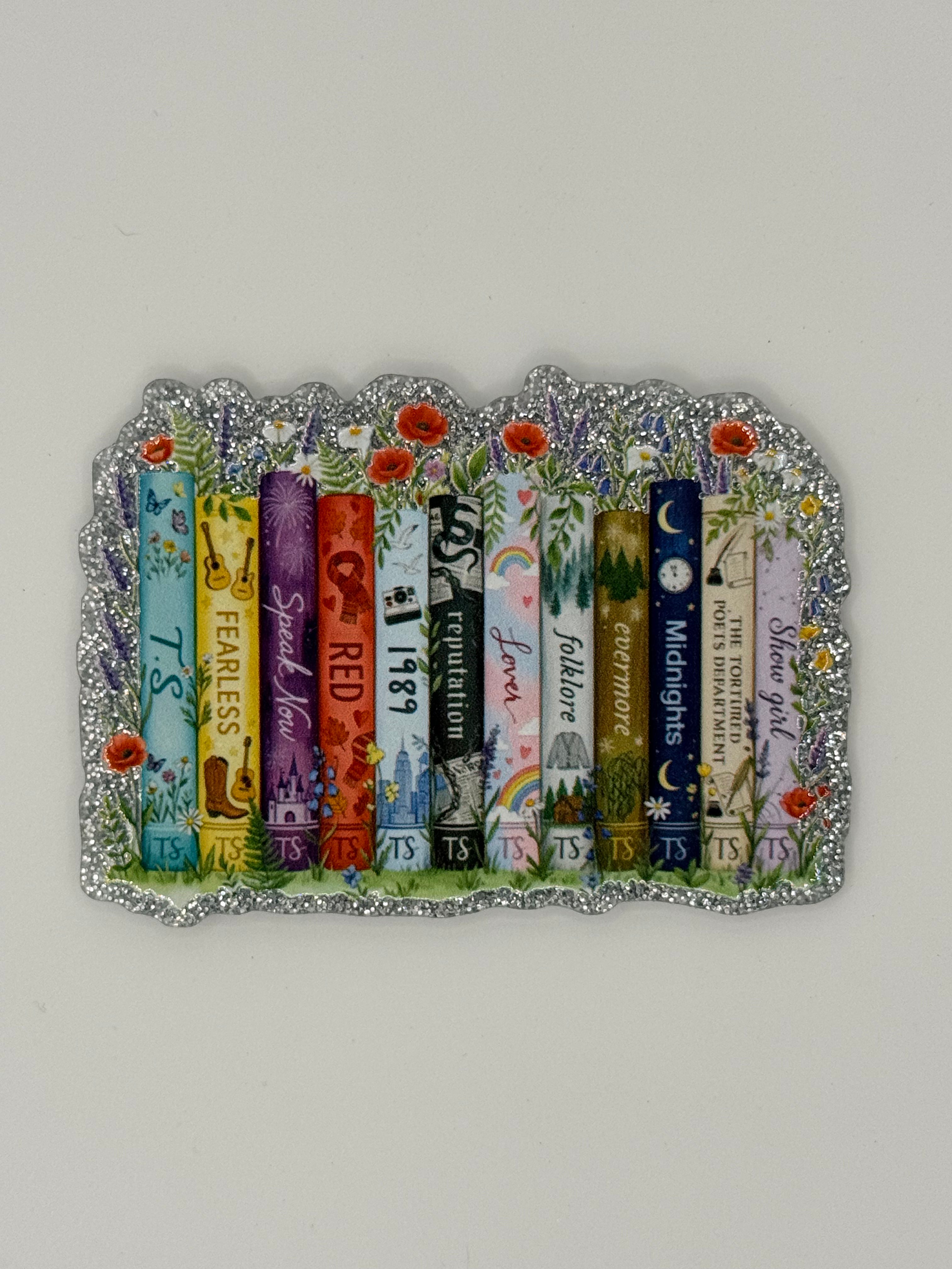T Swift Album Books Large Magnet