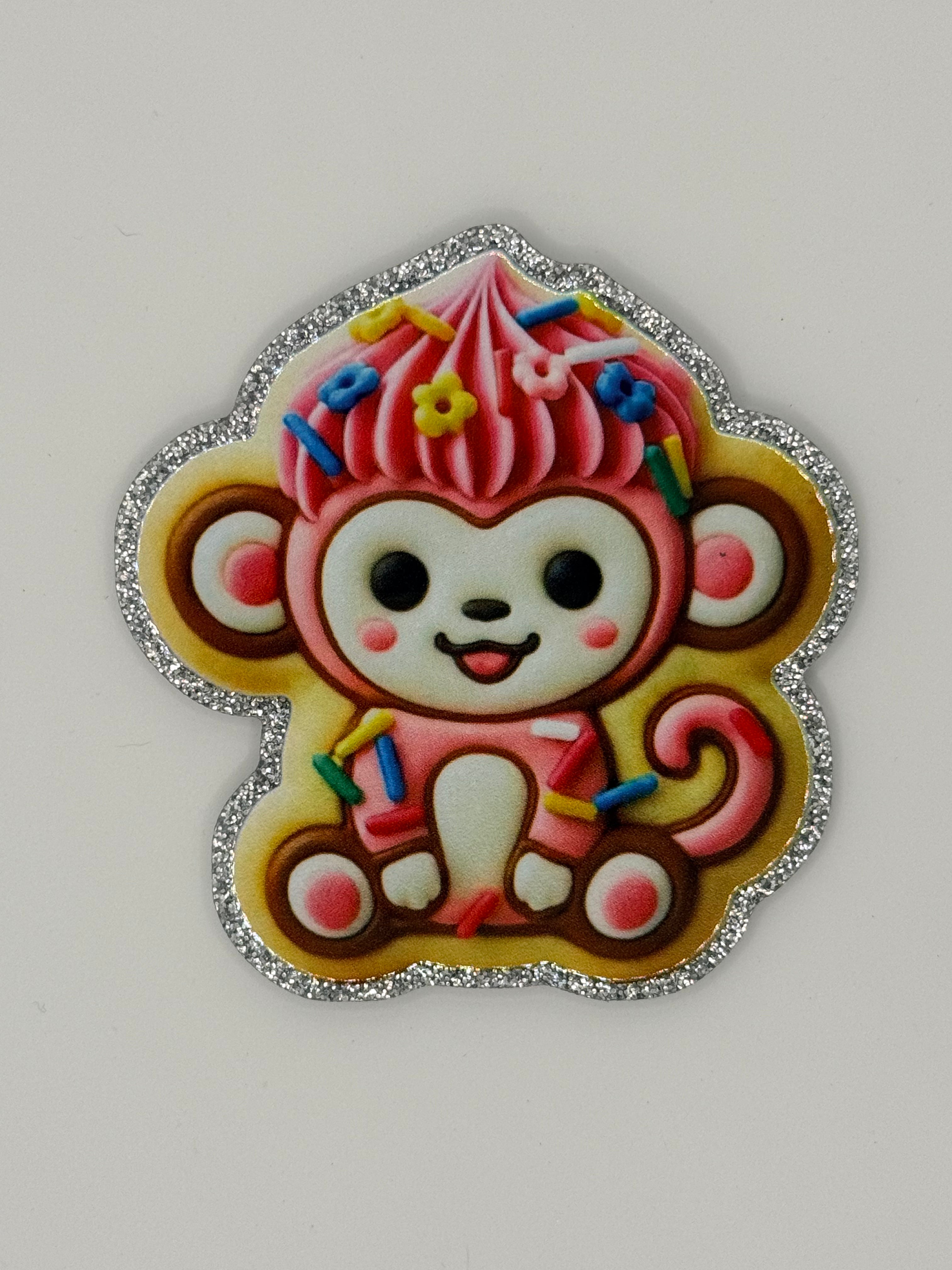 Animal Cracker - Monkey, Large Magnet