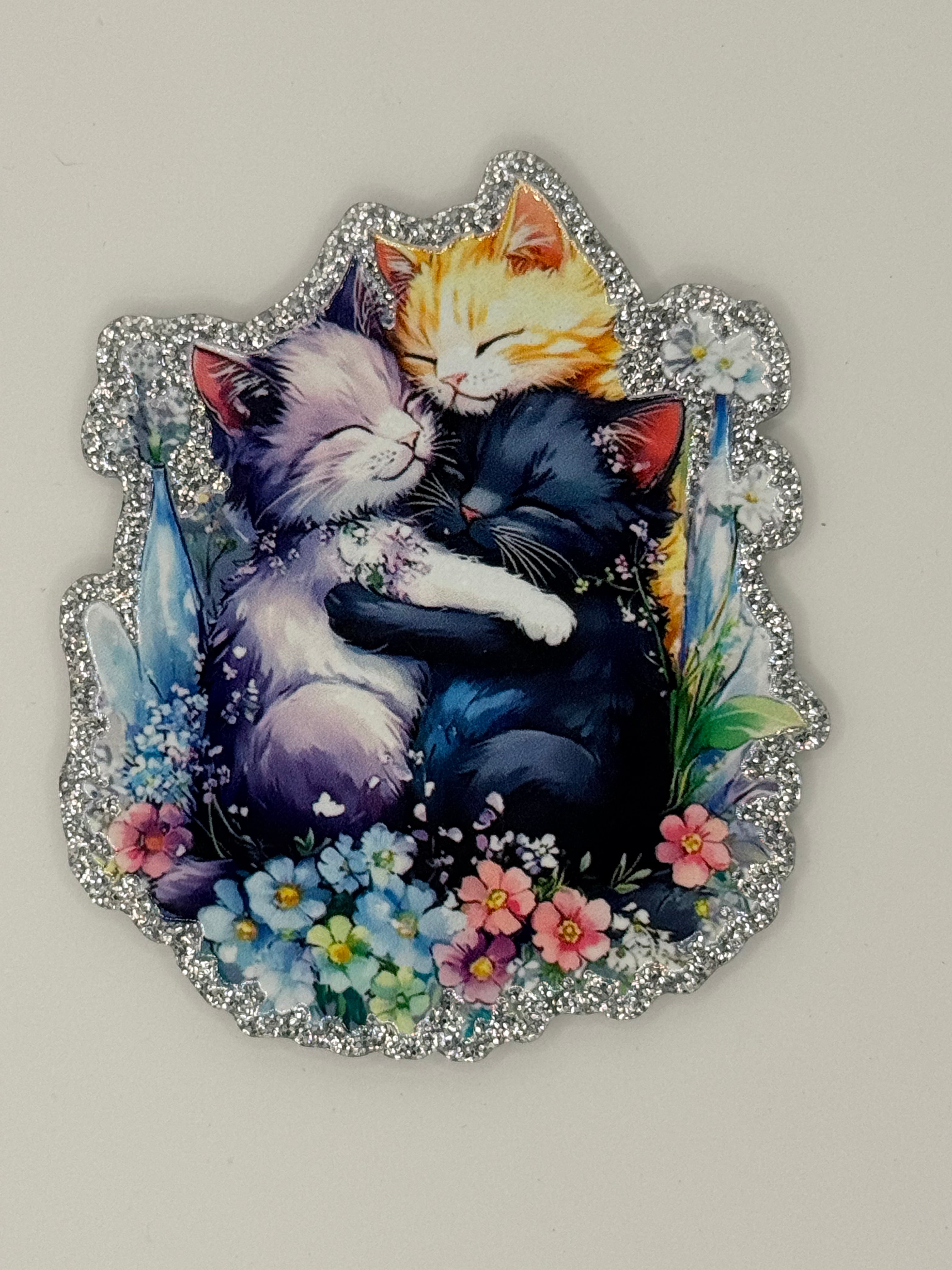 Kitty Trio, Large Magnet