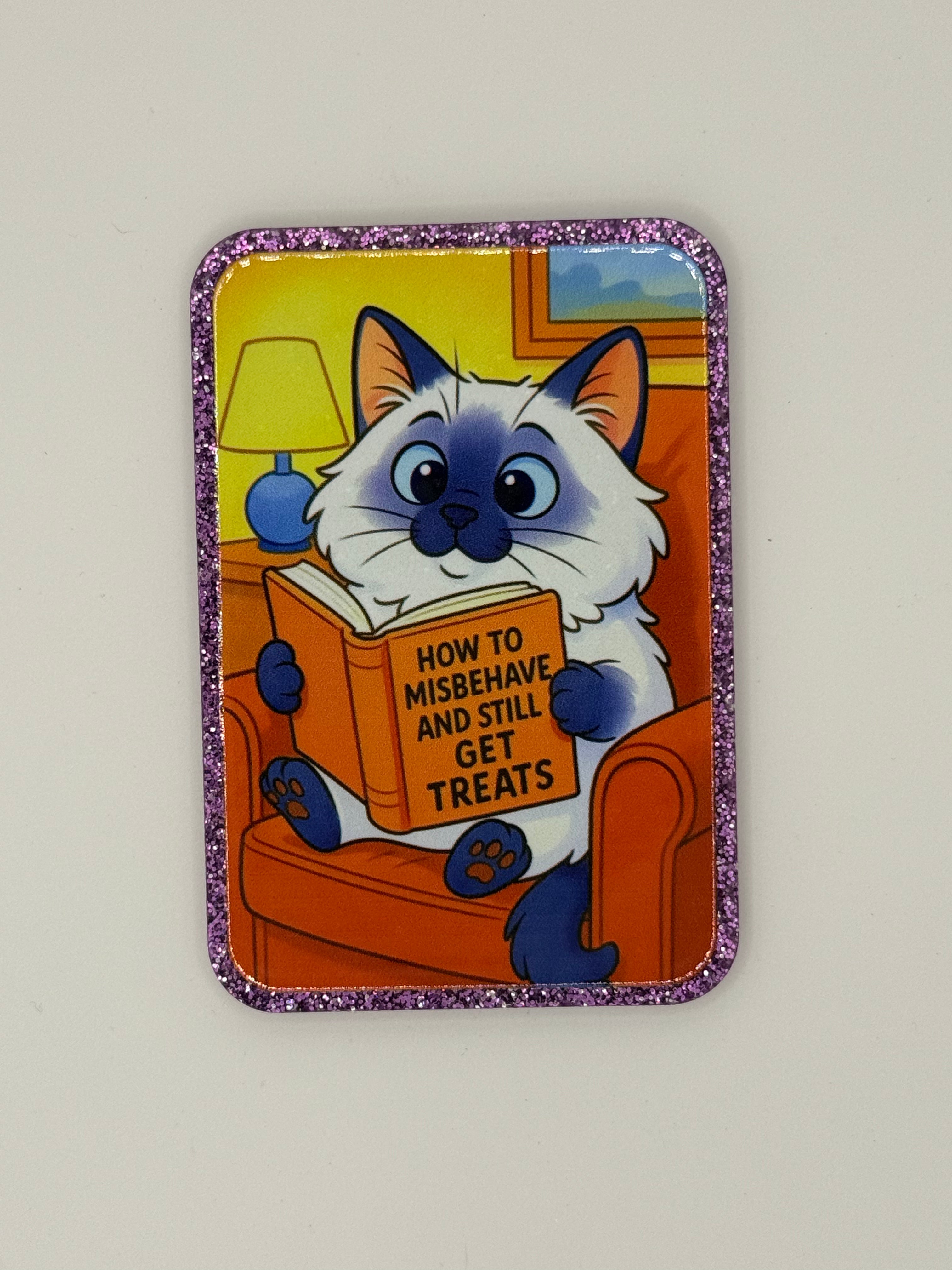 Misbehaving Kitty Large Magnet