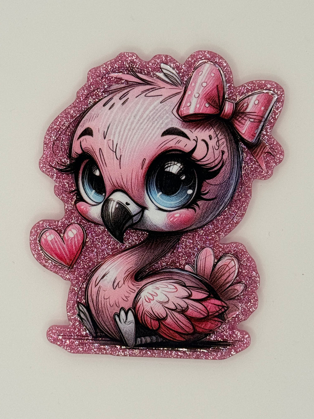 Cute Flamingo Large Magnet