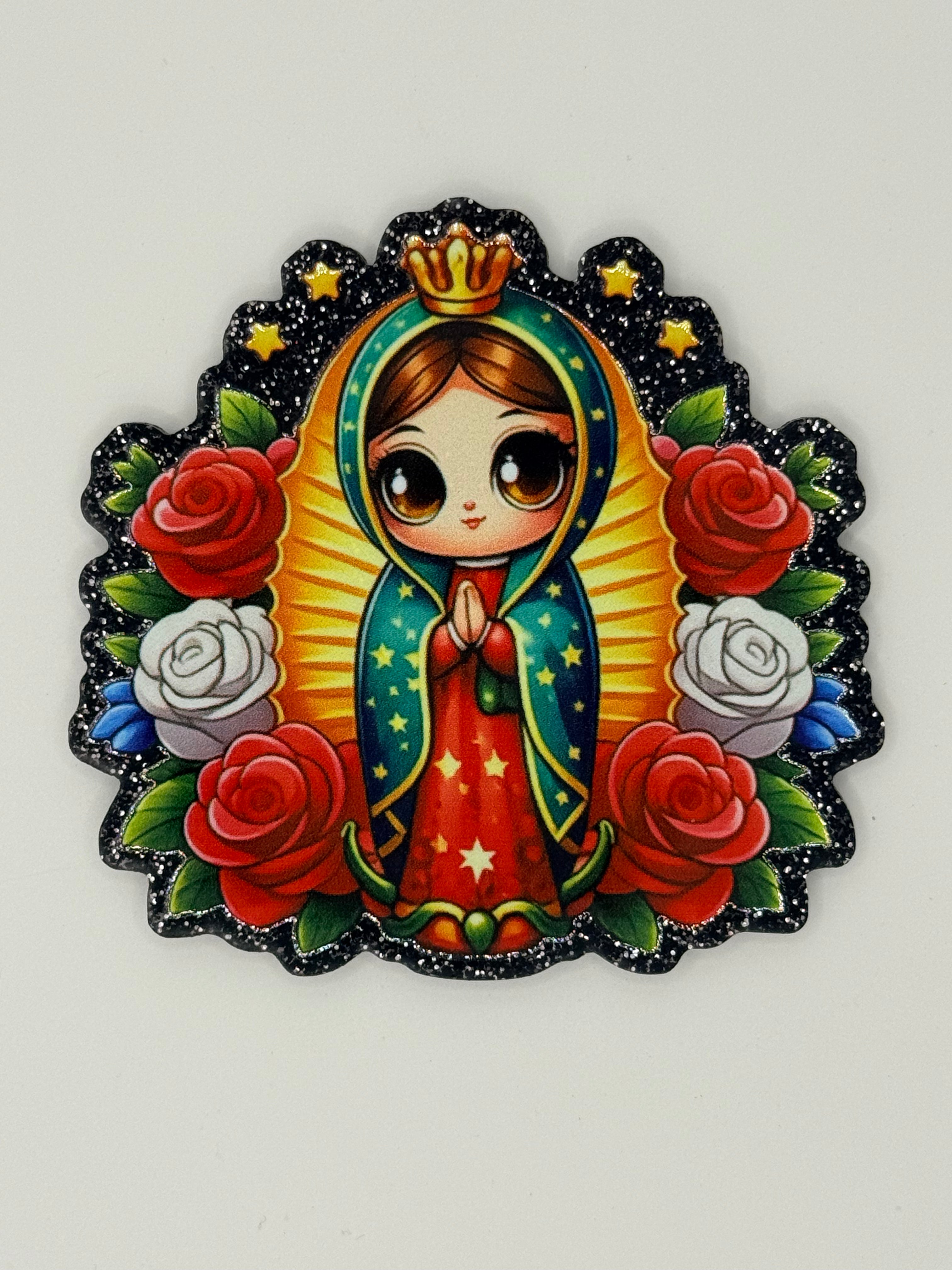 Kawaii Virgen de Guadalupe Large Magnet