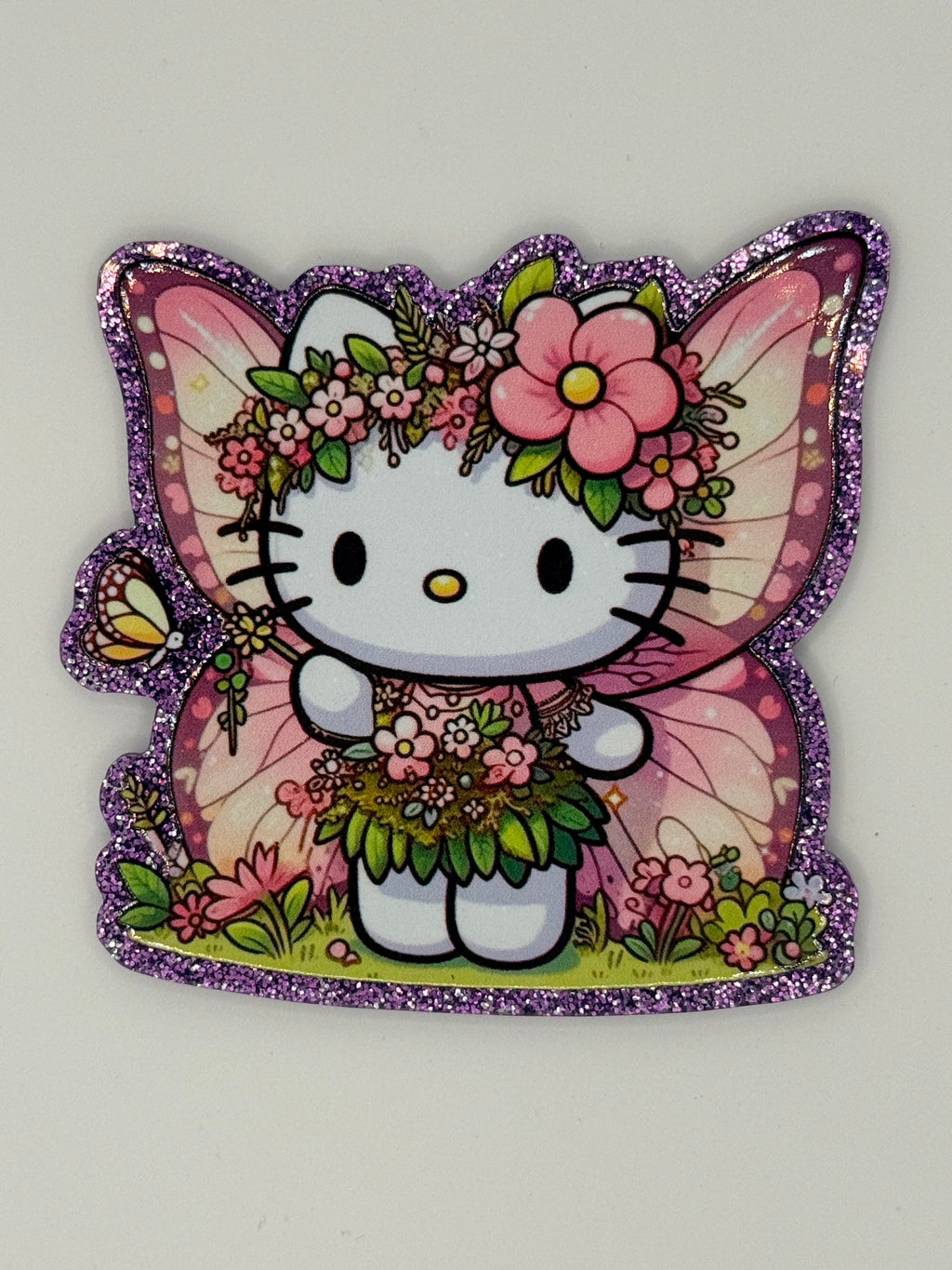 Kawaii Kitty Woodland Fairy Large Magnet