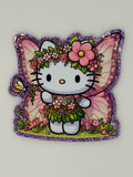 Kawaii Kitty Woodland Fairy Large Magnet
