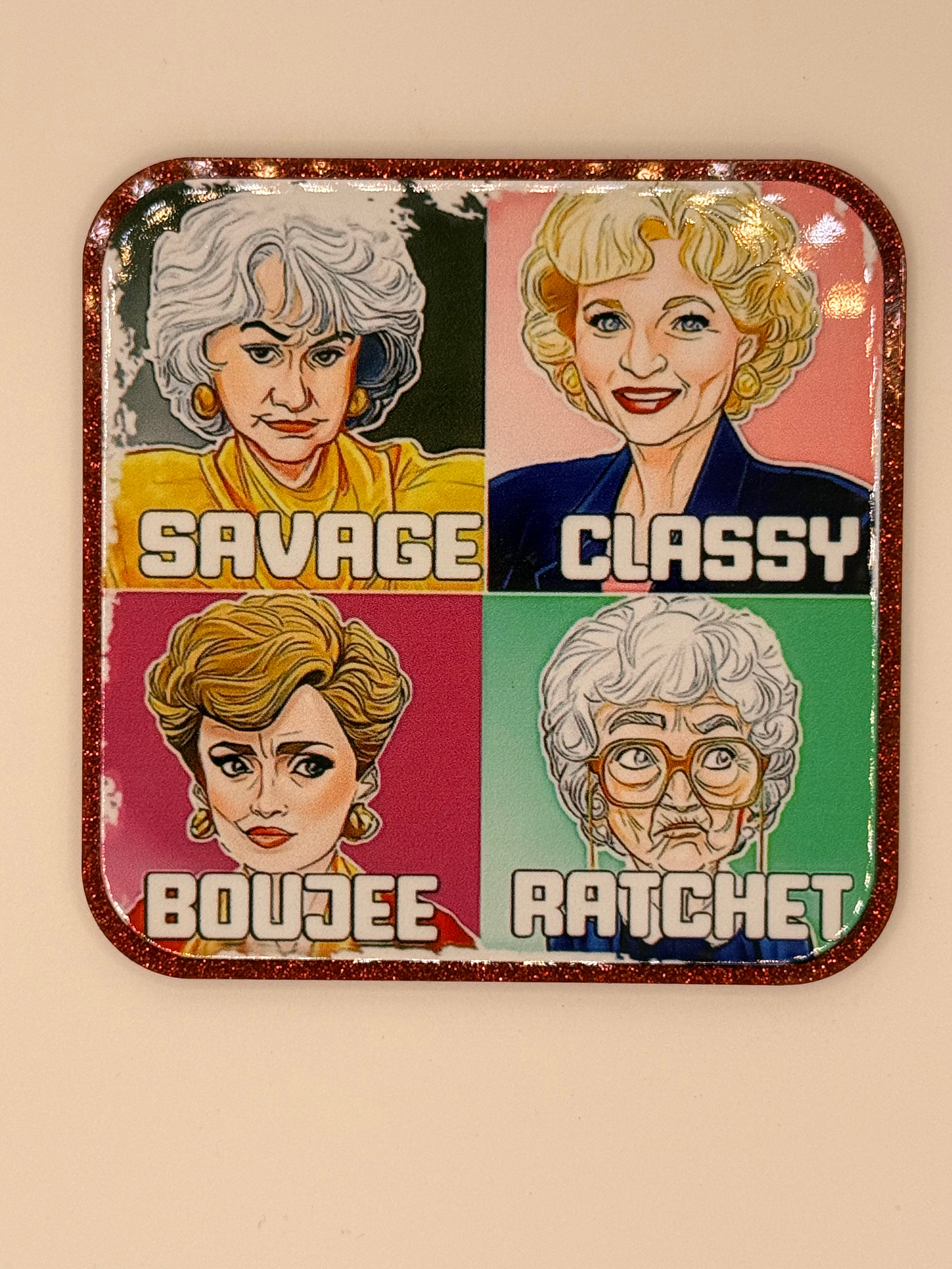 Sassy Old Ladies Large Magnet