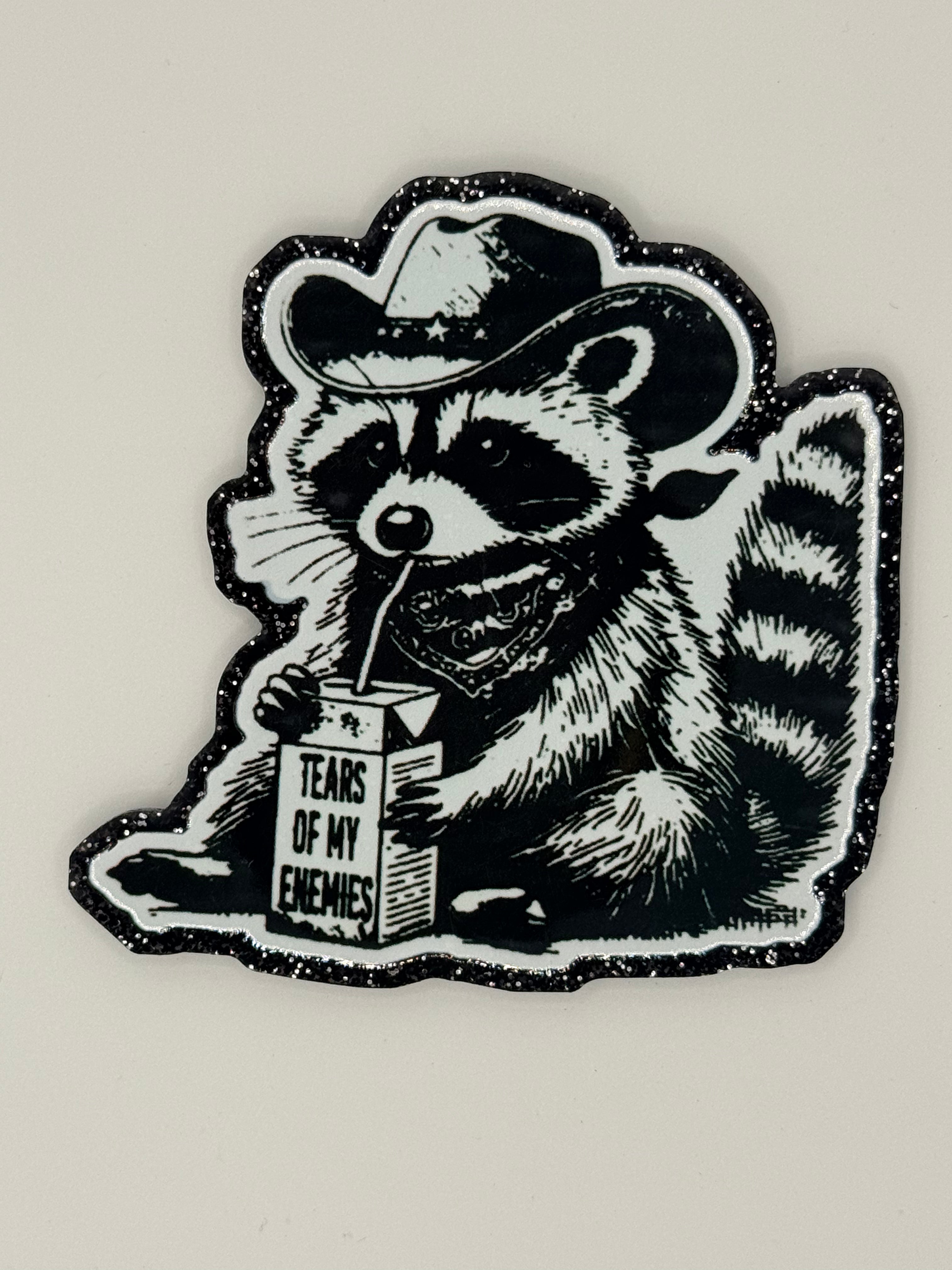 Tears of My Enemies Raccoon Large Magnet